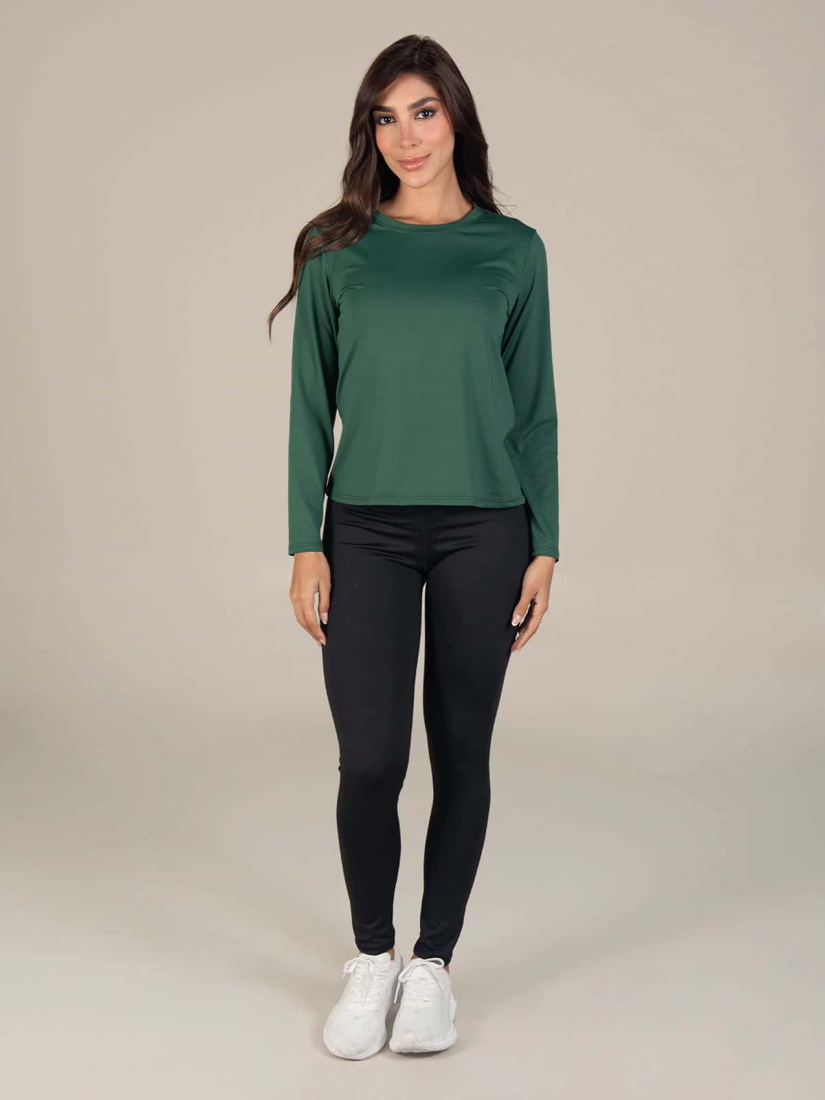 coraly leggins set verde pino