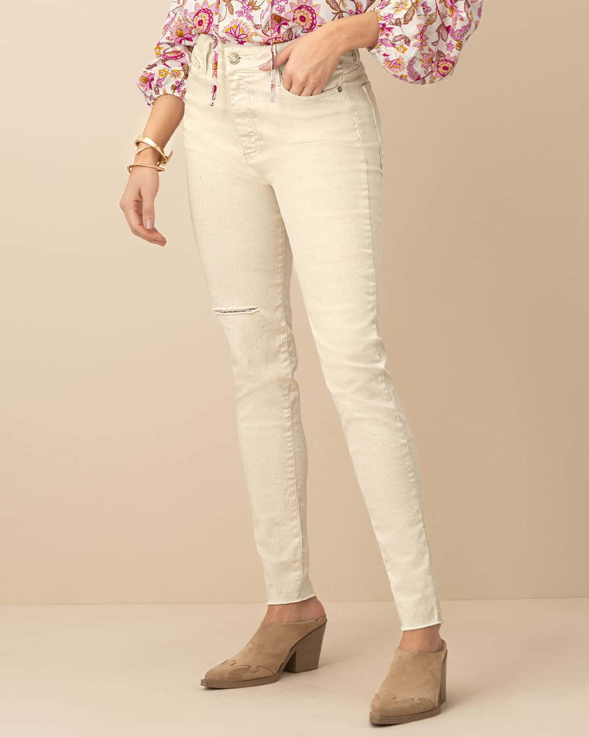 Jeans skinny esenciales para mujer