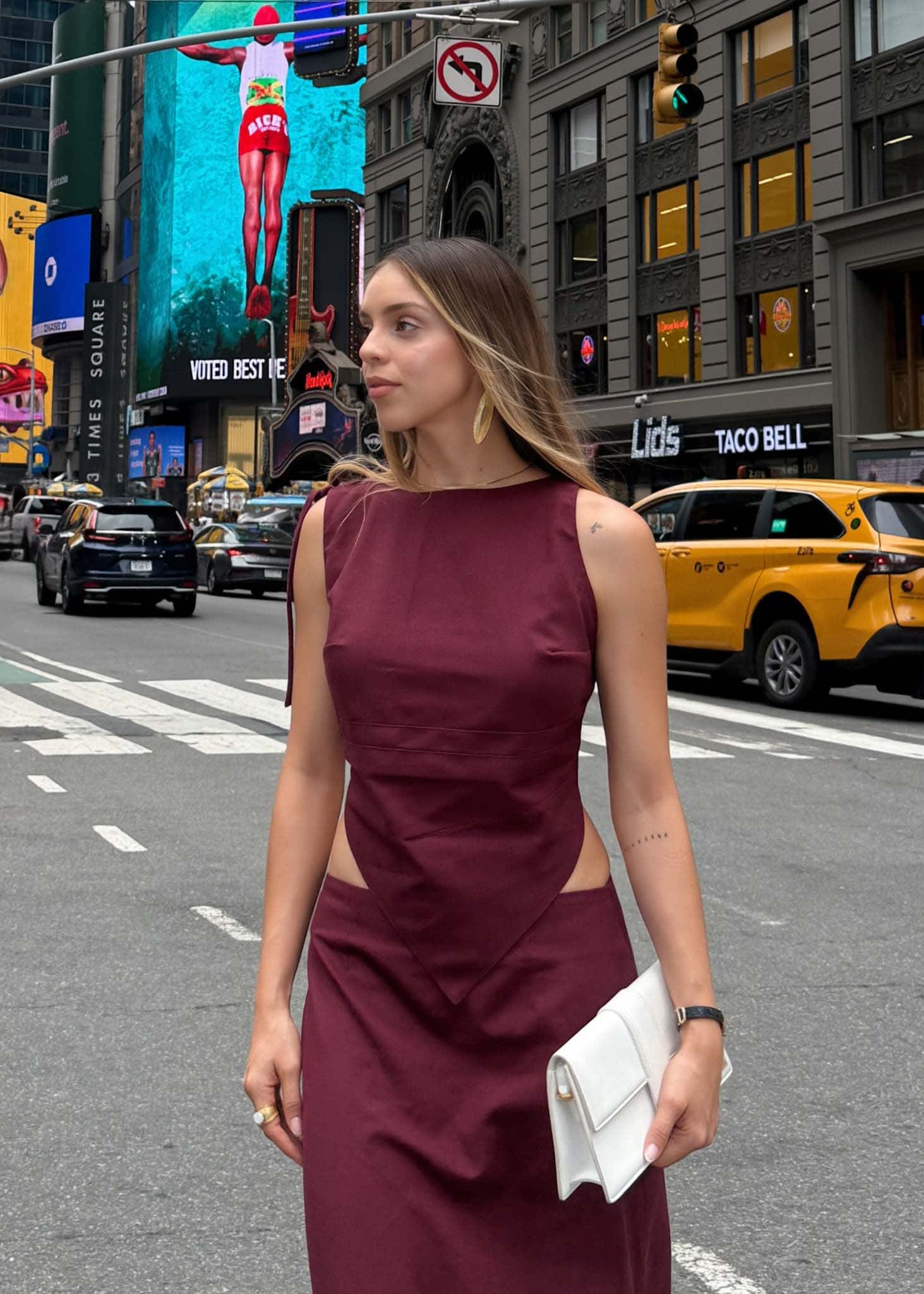 Blusa María Teresa Borgoña