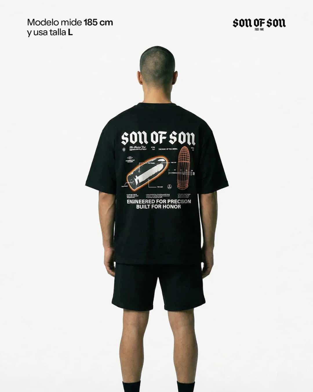 PRECISION DIVISION – BLACK TEE - miniatura 4