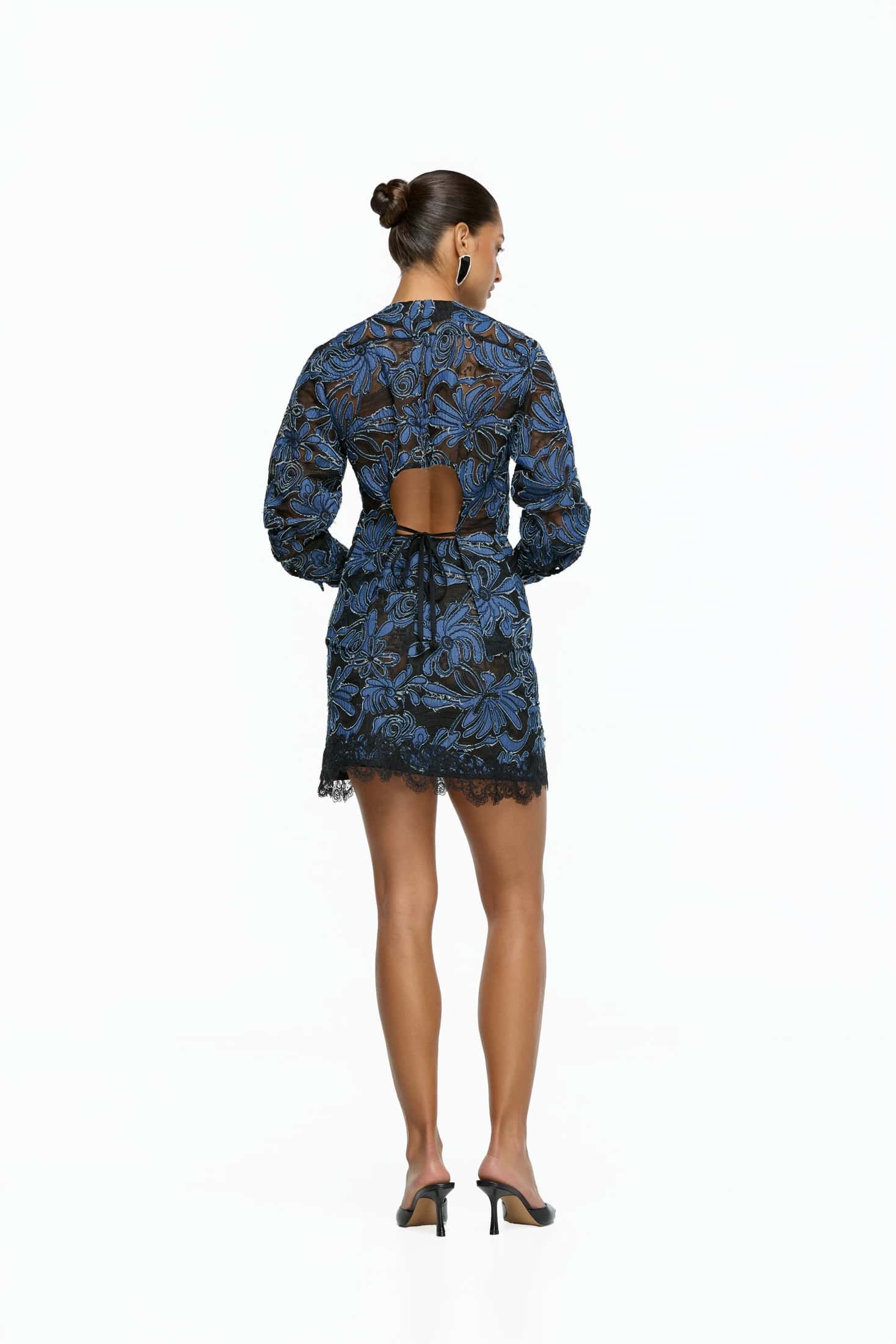 MIDNIGHT MINI SKIRT NAVY - miniatura 3