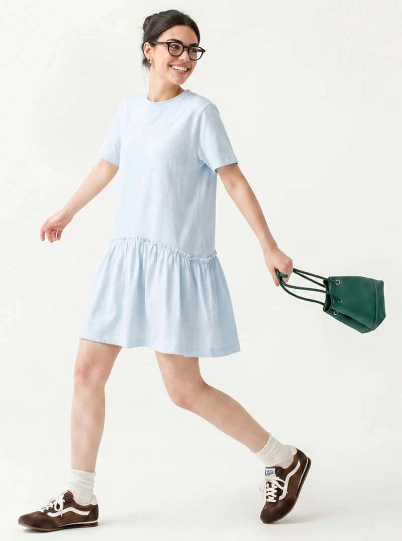 VESTIDO MERENGUE AZUL
