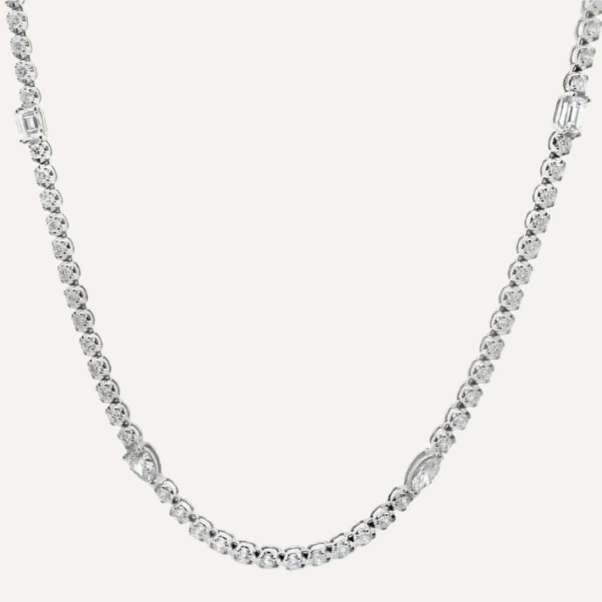 Cadena Clip tennis fancy 14K