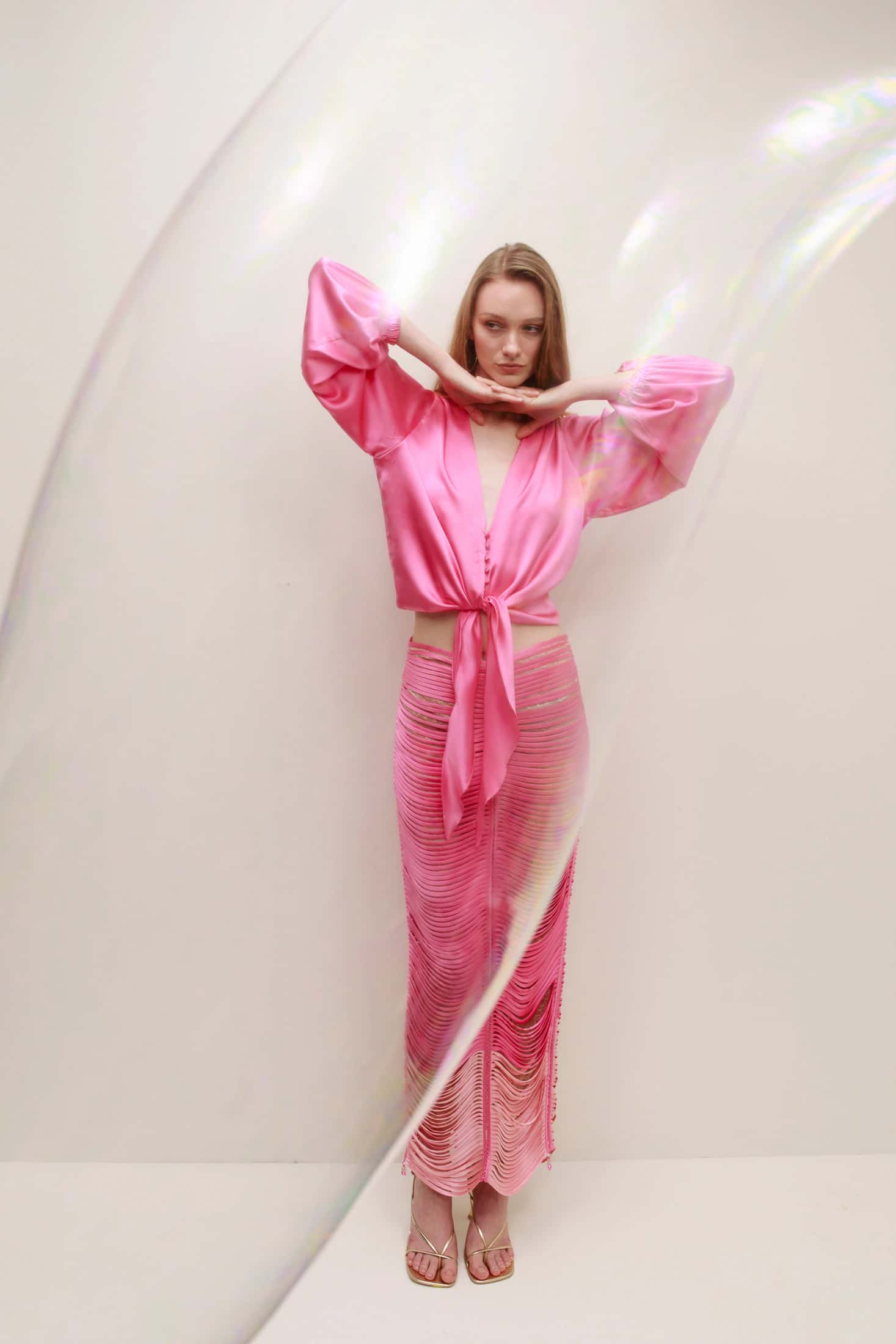 Crystal Silk Blouse - miniatura 4
