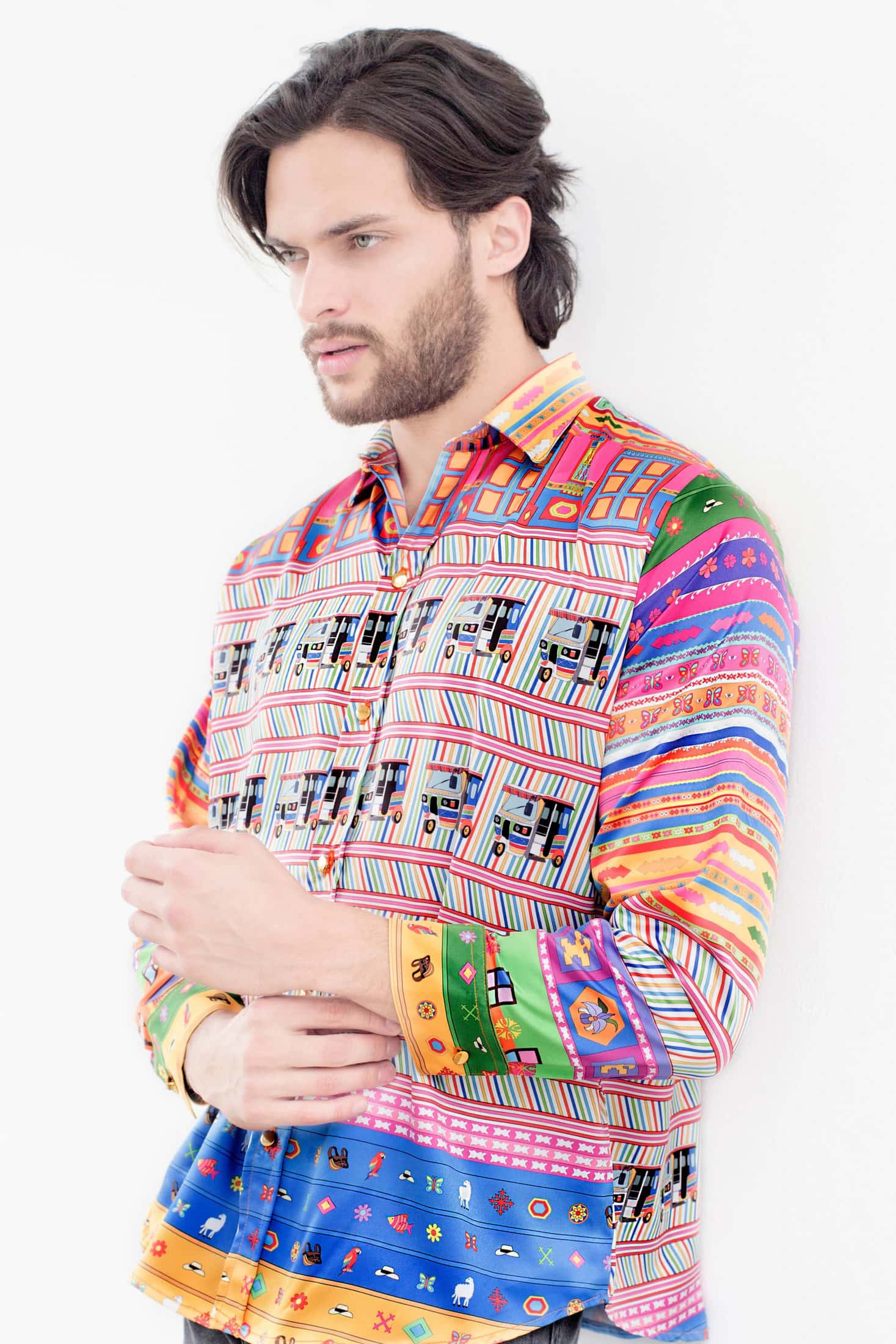 Camisa Manga Larga Unisex / Ilustración Guatapé