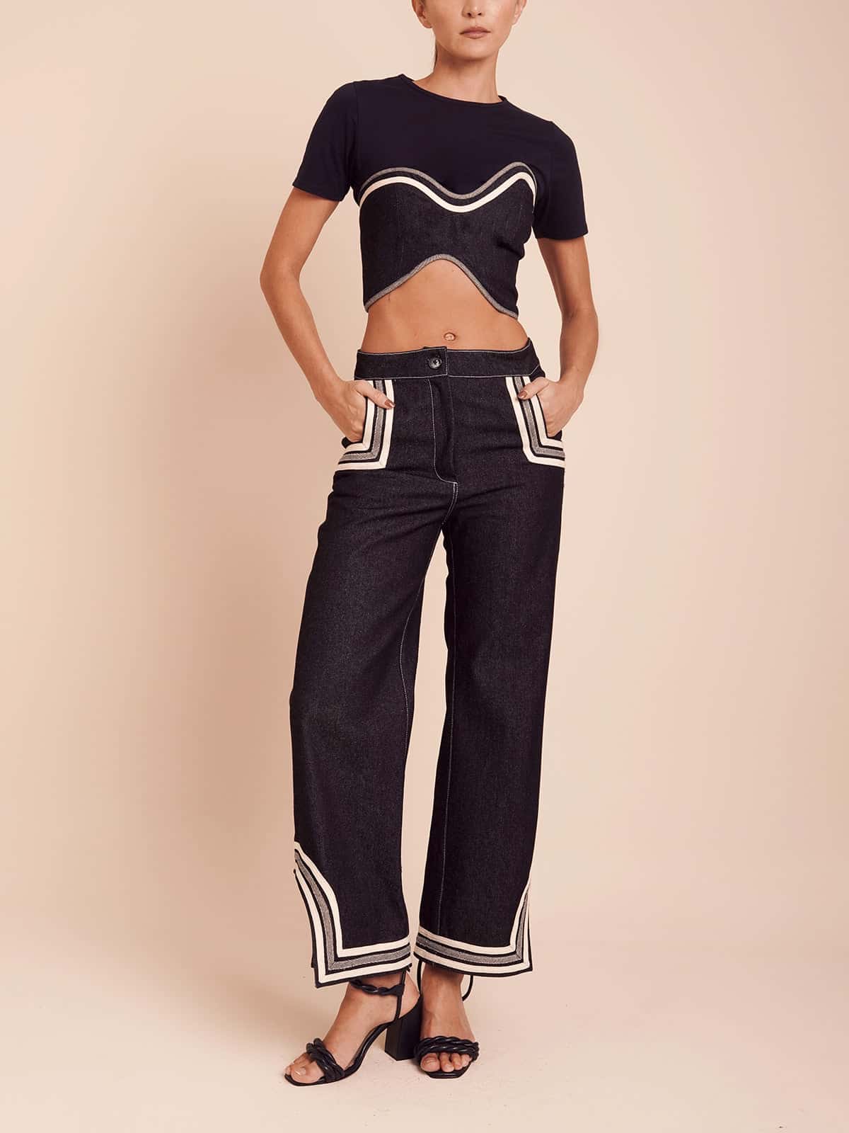 CECI TOP NAVY - miniatura 4