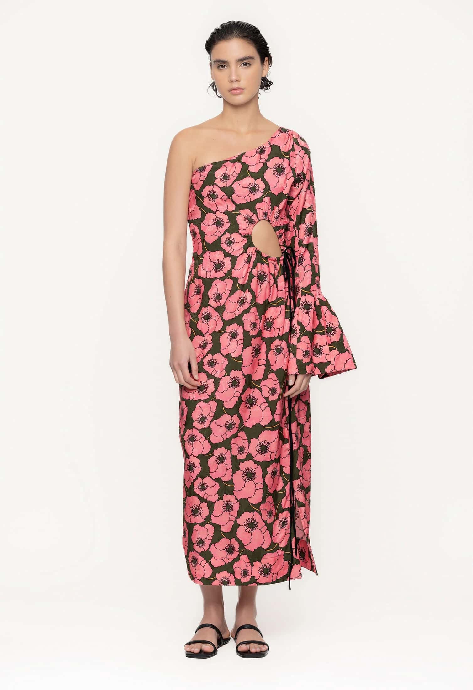 Cadillo Botanico Rosa Maxi Dress