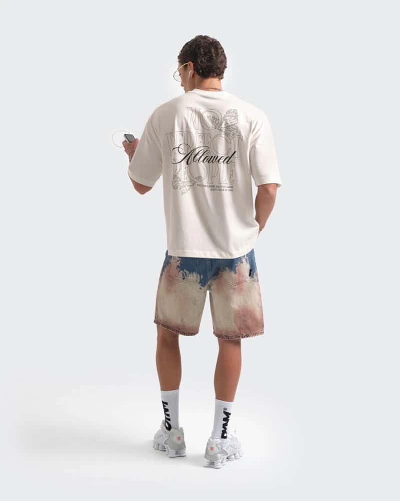 Camiseta Crudo Oversize Flaws - miniatura 5
