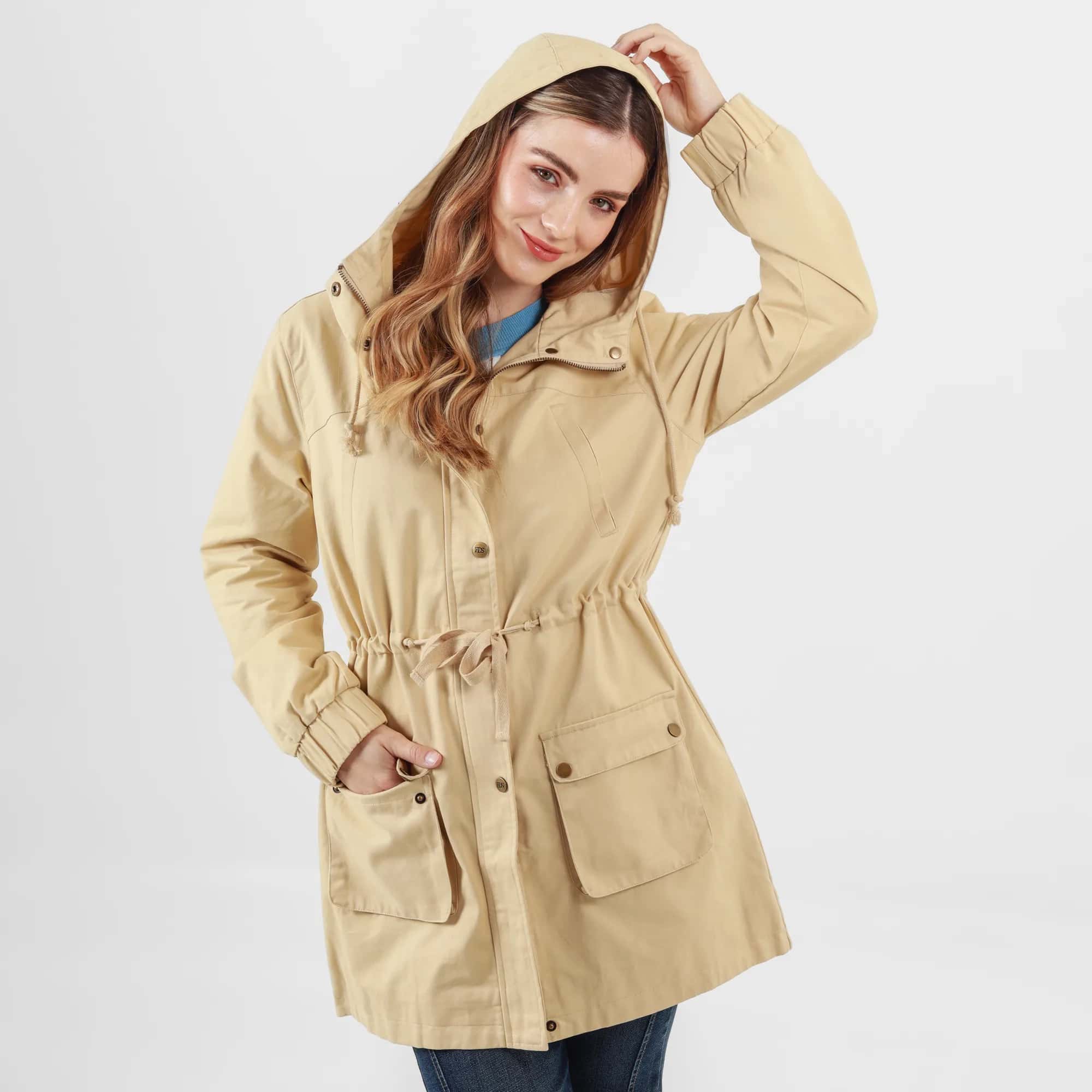 Chaqueta Cuello Alto Manga Larga