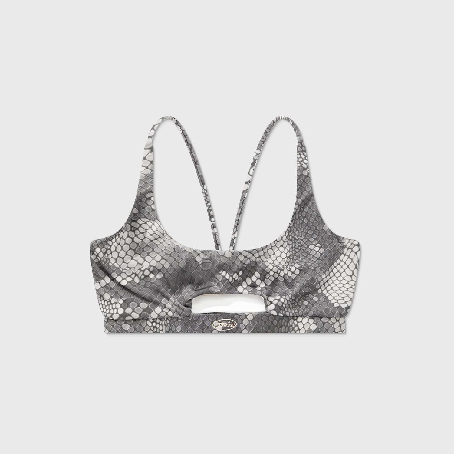 Python Cut-Out Top - Gray