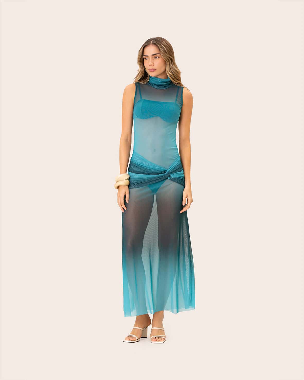 Vestido largo Liora - Eco