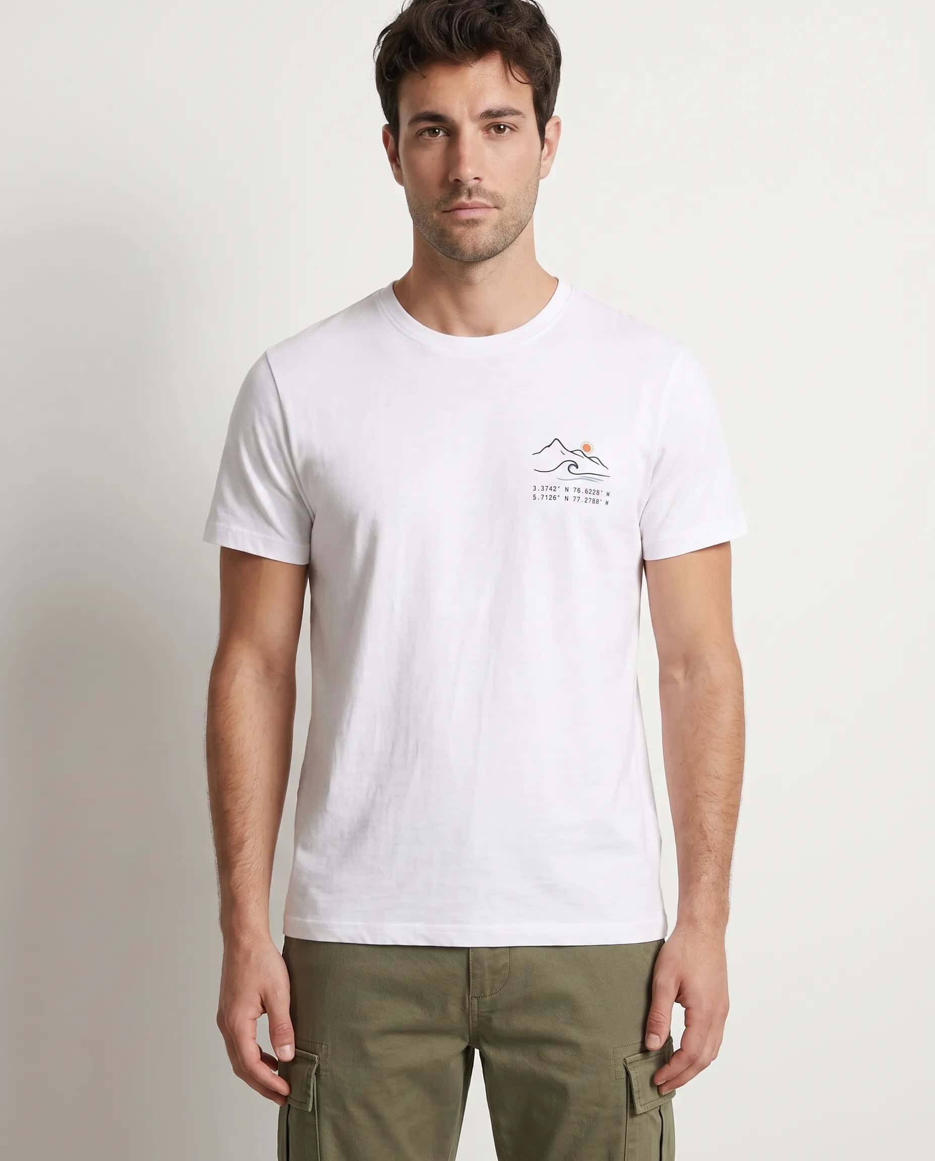 "Mountain to Sea" Graphic Organic Cotton Tee