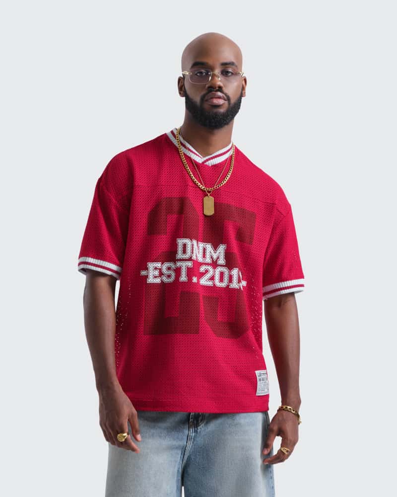 Camiseta Roja Oversize Dynasty 13 - miniatura 1