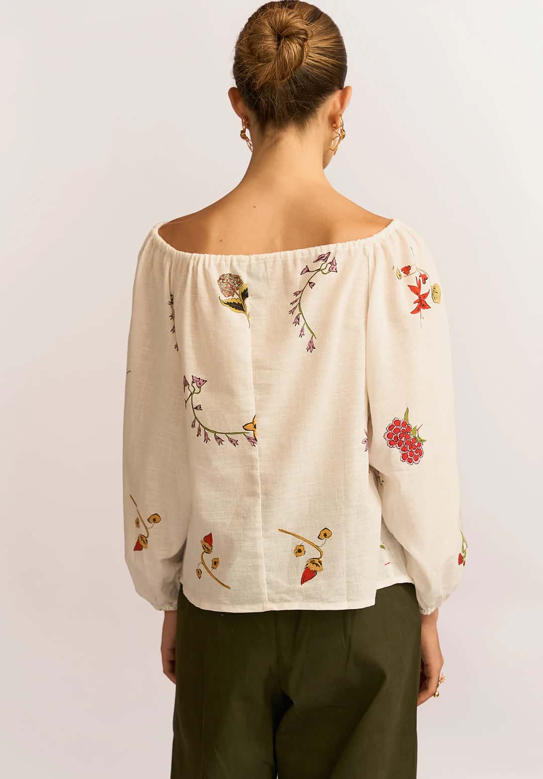 Blusa Petunia ivory - miniatura 3