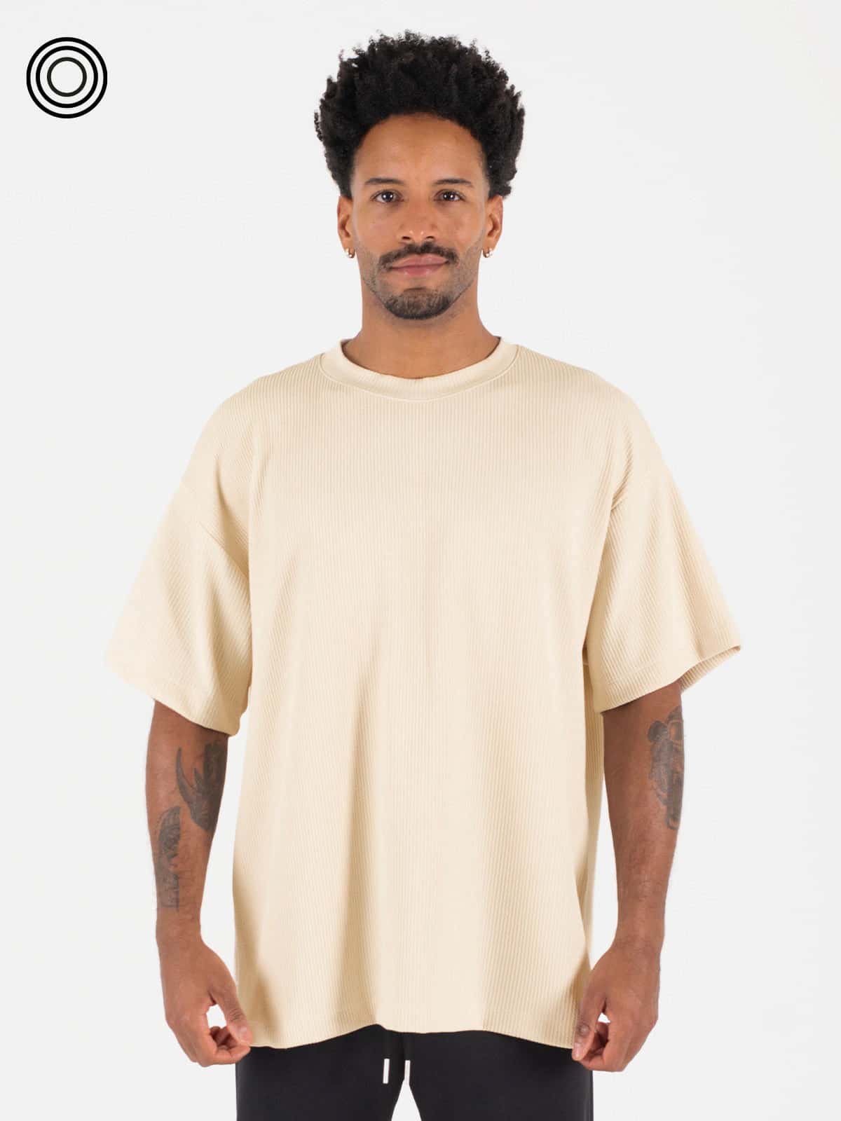 Camiseta hombre stone vainilla