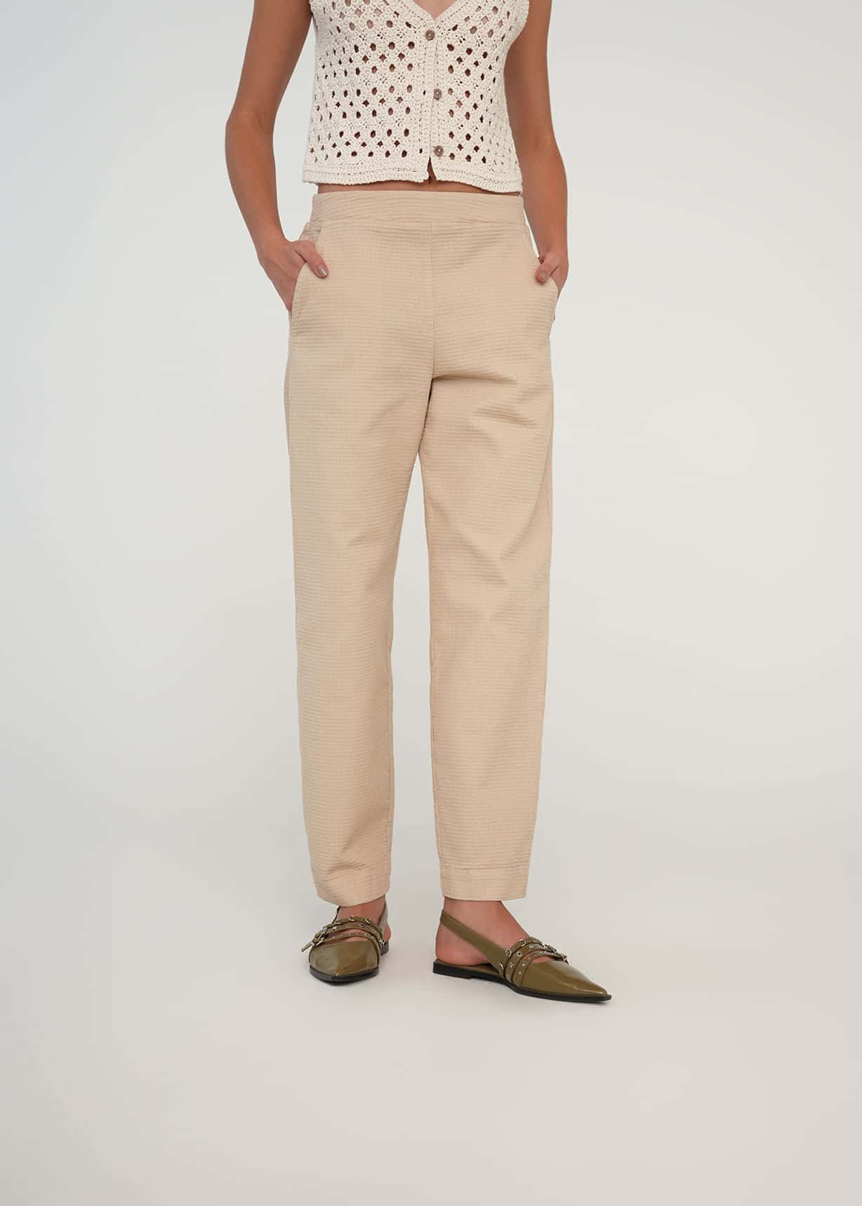 Pantalón Straight tiro medio