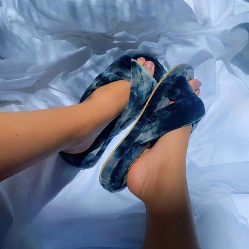SANDALIA LABOHEME MARMOL AZUL