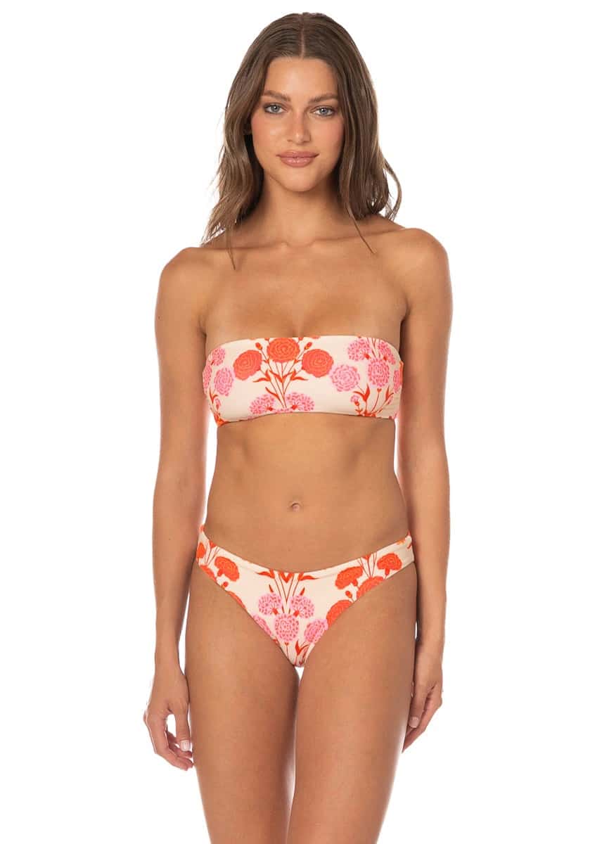 Maaji Petal Spell Bryn Strapless Bandeau Bikini Top