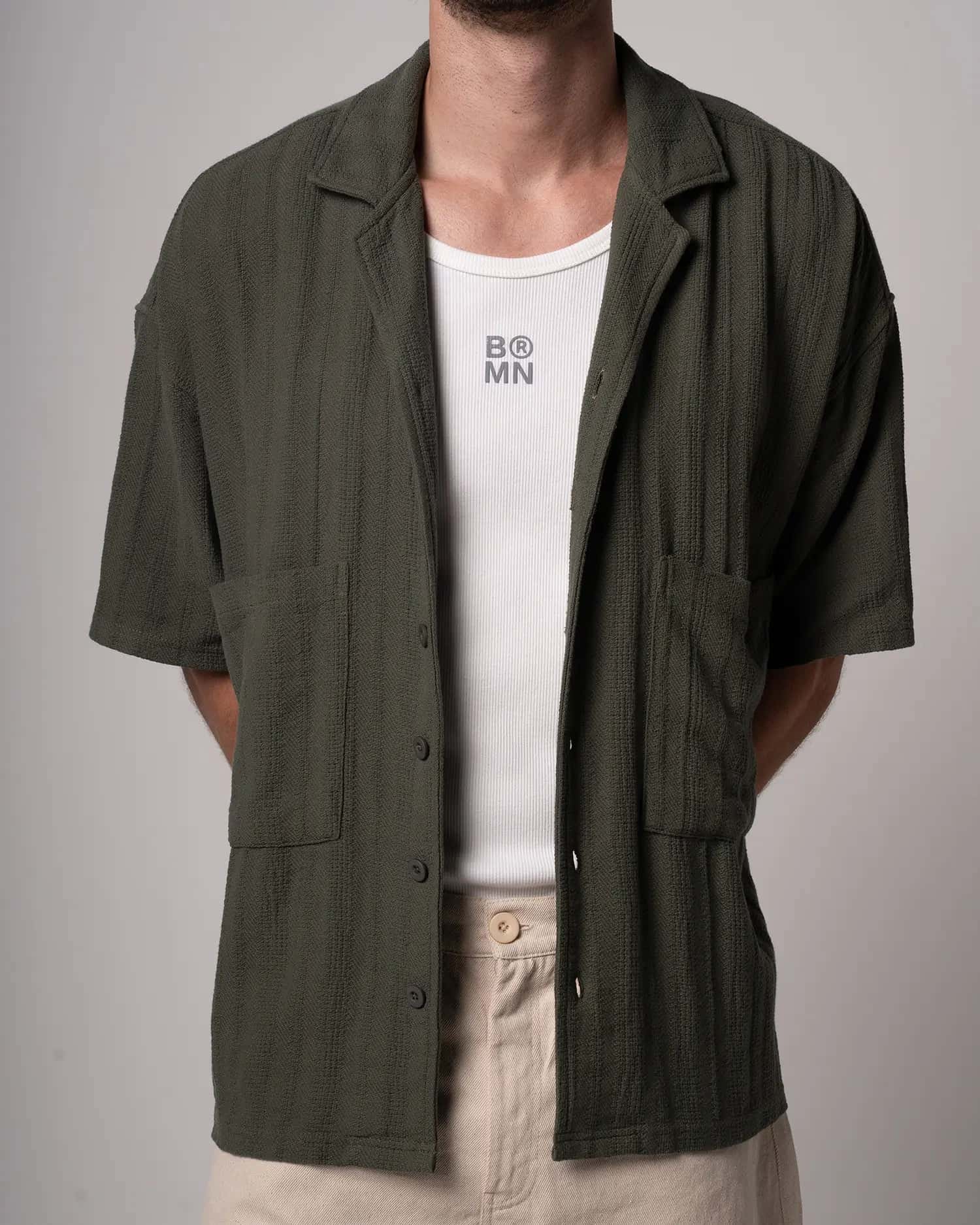 CAMISA OLIVE GREEN