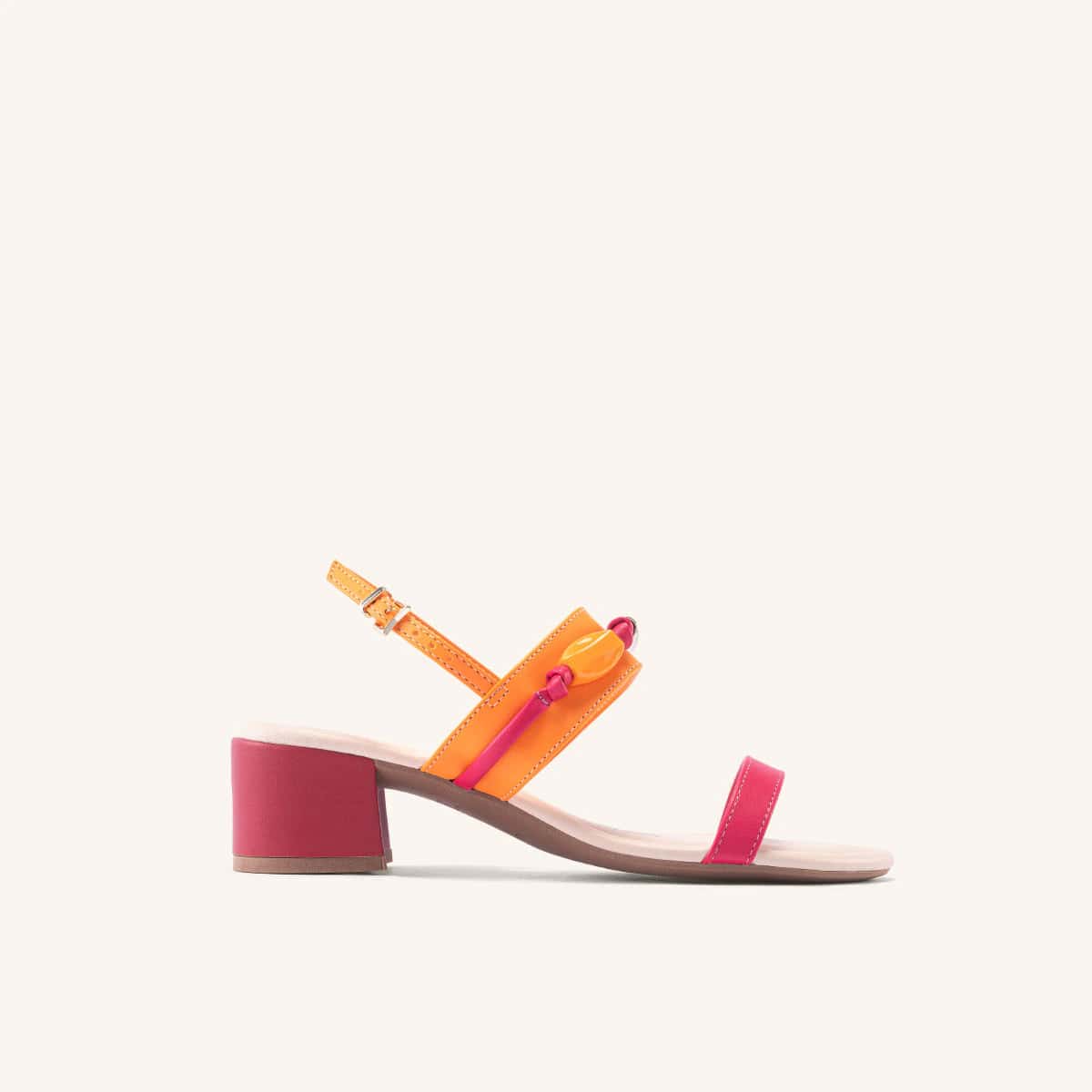 Sandalias Bilbao Fucsia Naranja Brisabonita
