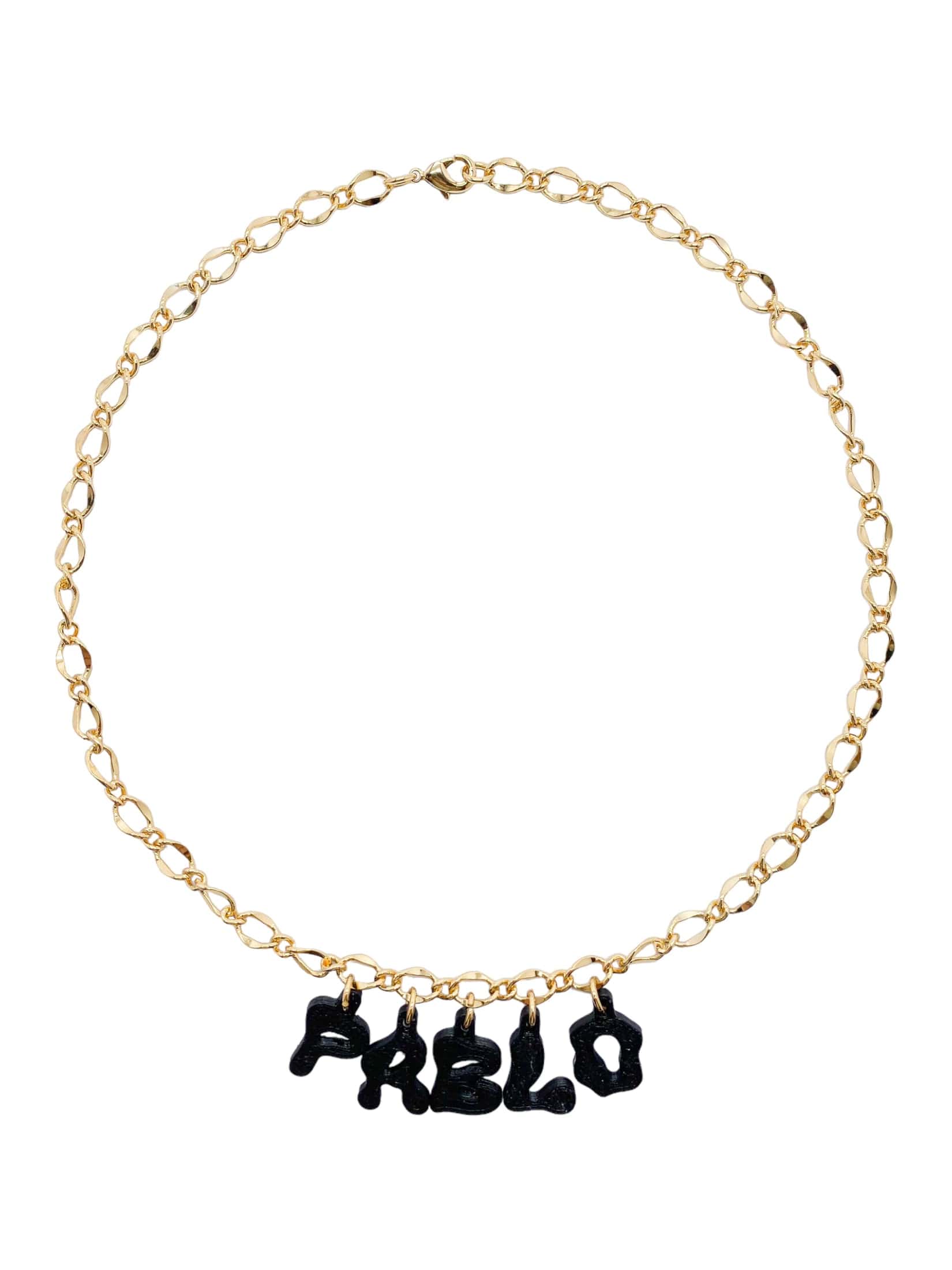 3D custom necklace 5 letters - miniatura 1