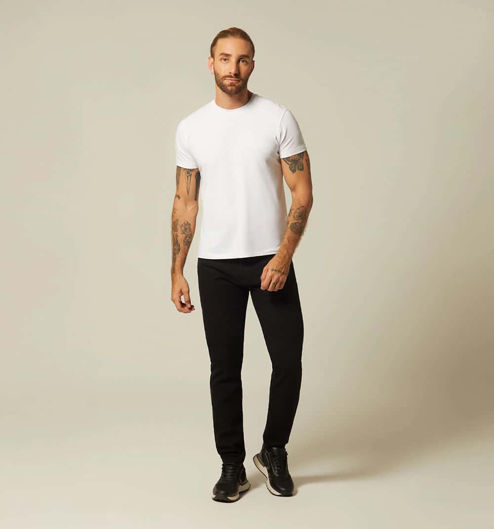Camiseta cuello redondo slim fit