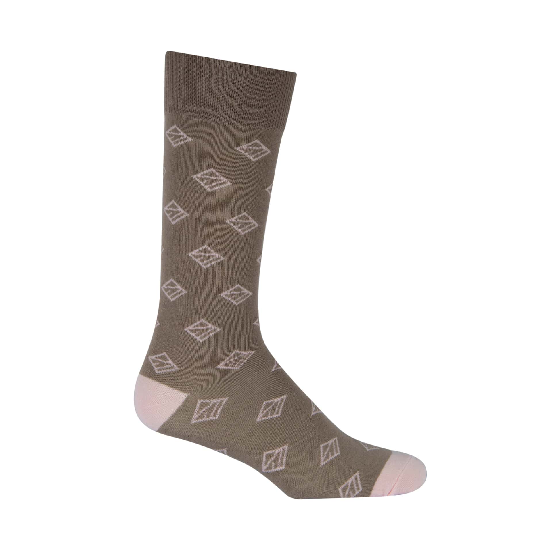 Medias Beige Rombos