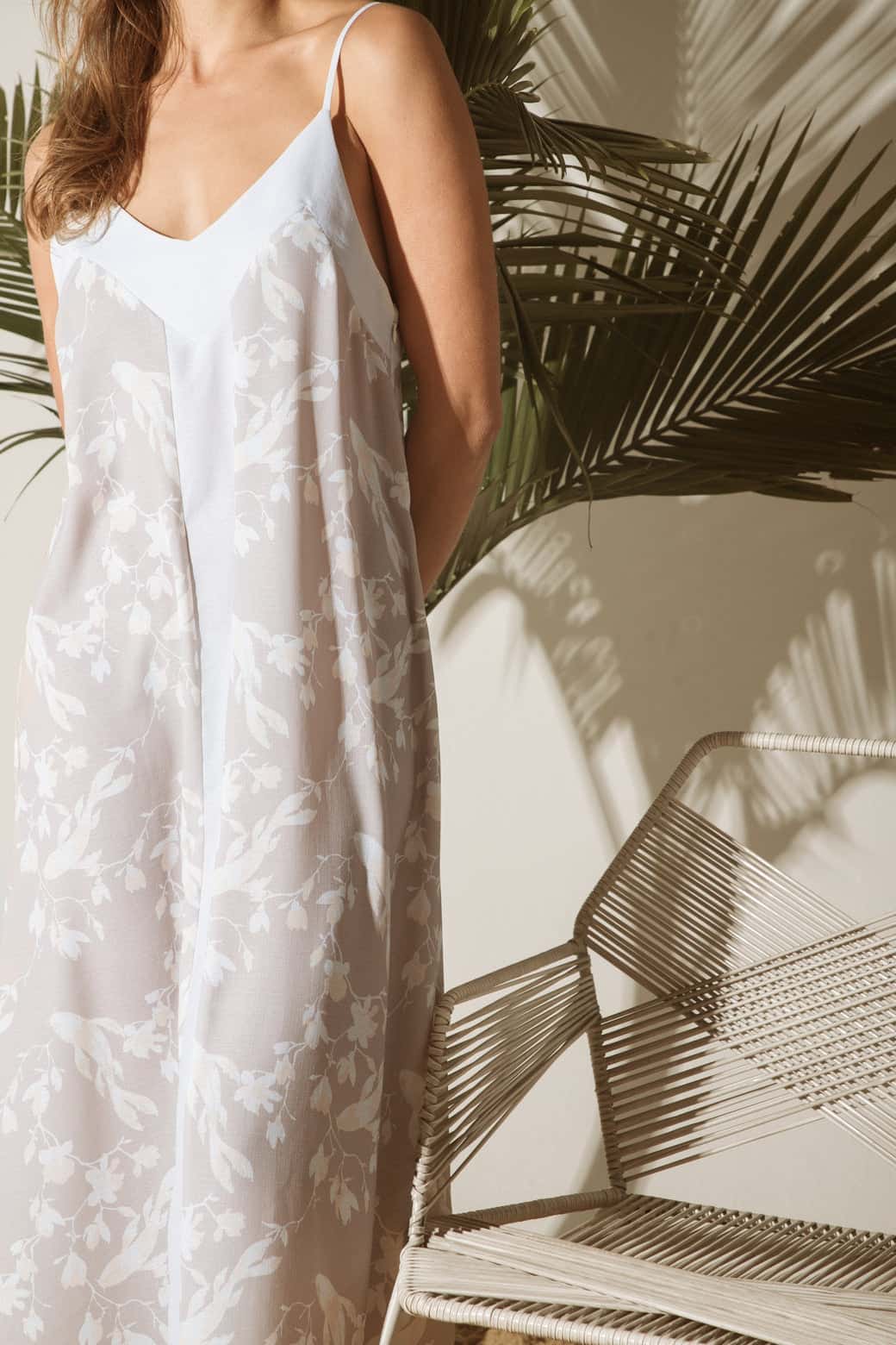 Vestido Okinawa Koi Nude - miniatura 3