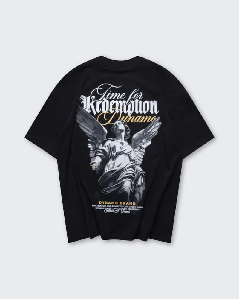 Camiseta Negra Oversize Redemption - miniatura 5