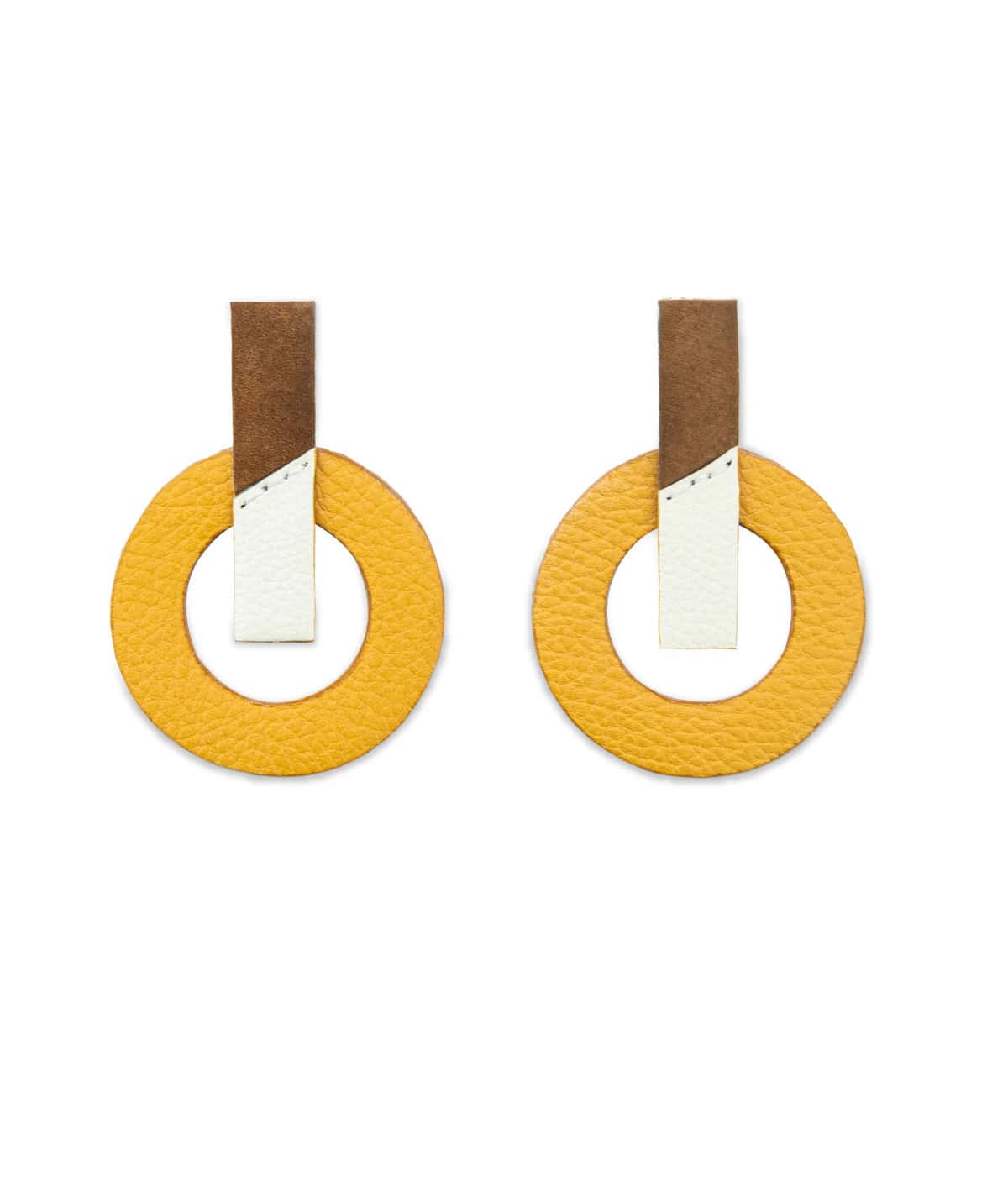 Aretes Sole mostaza