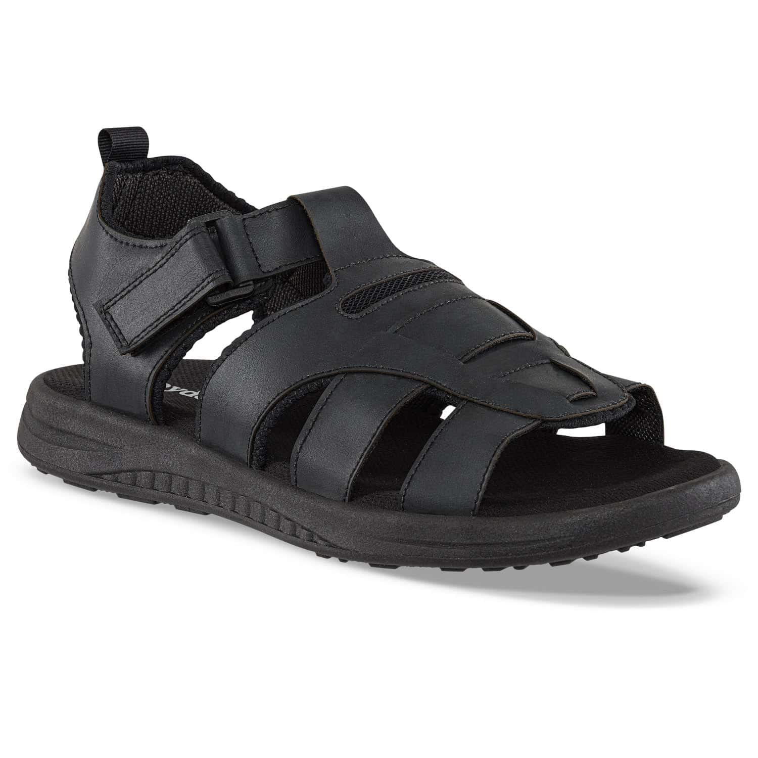 Sandalias Casuales Salvador Negro Croydon para Hombre