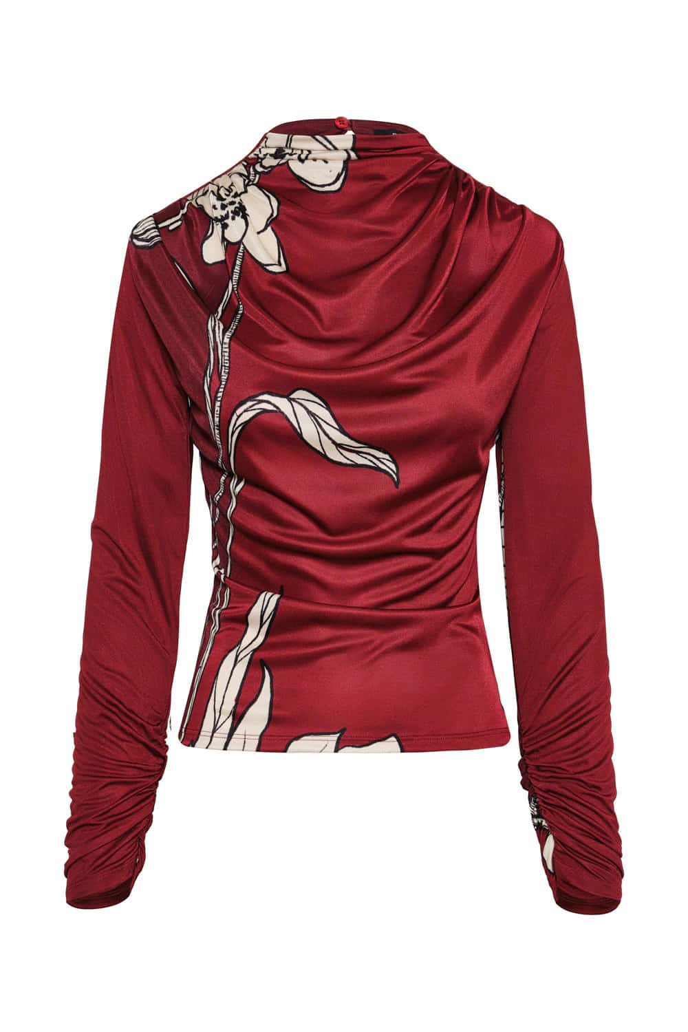 Blusa loto vinotinto