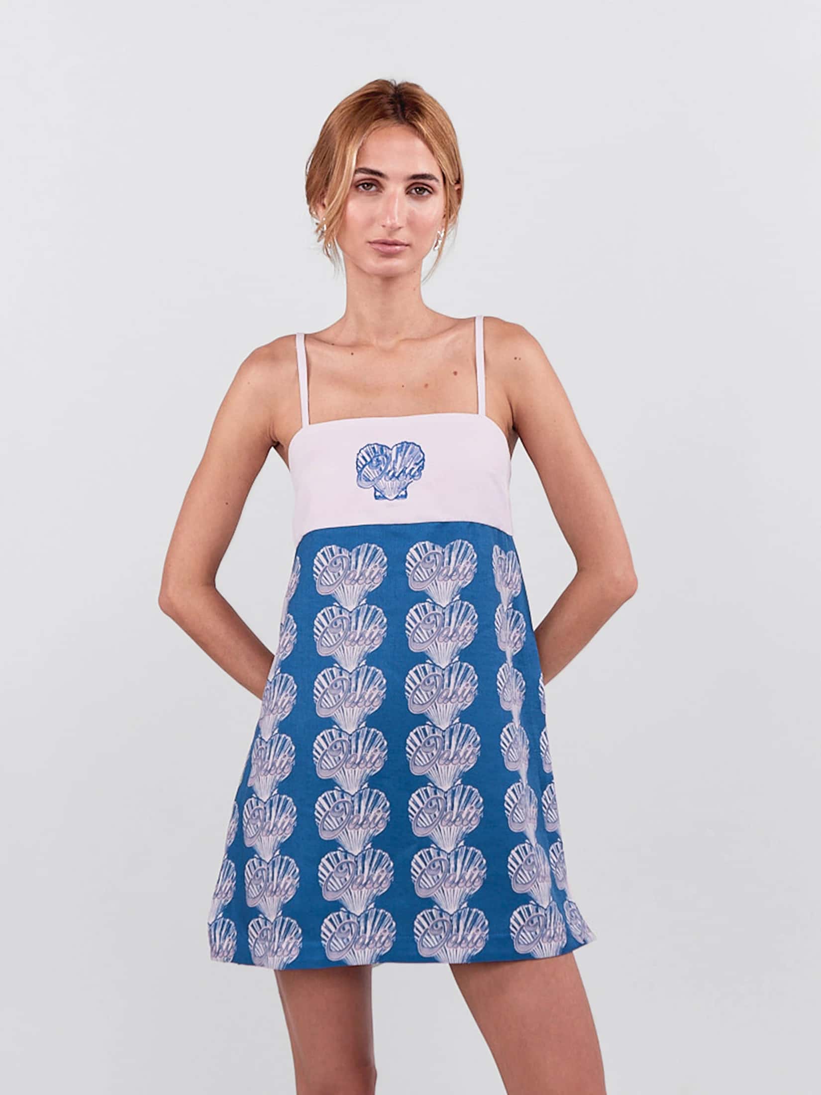 Mini Dress Oasis - Azul
