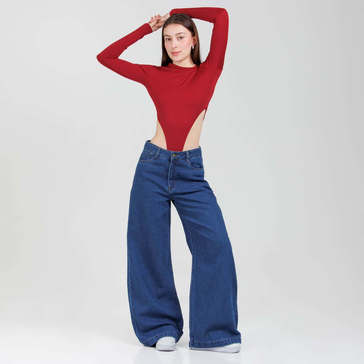 Jean Wide Leg  Ax-3071 Rigido