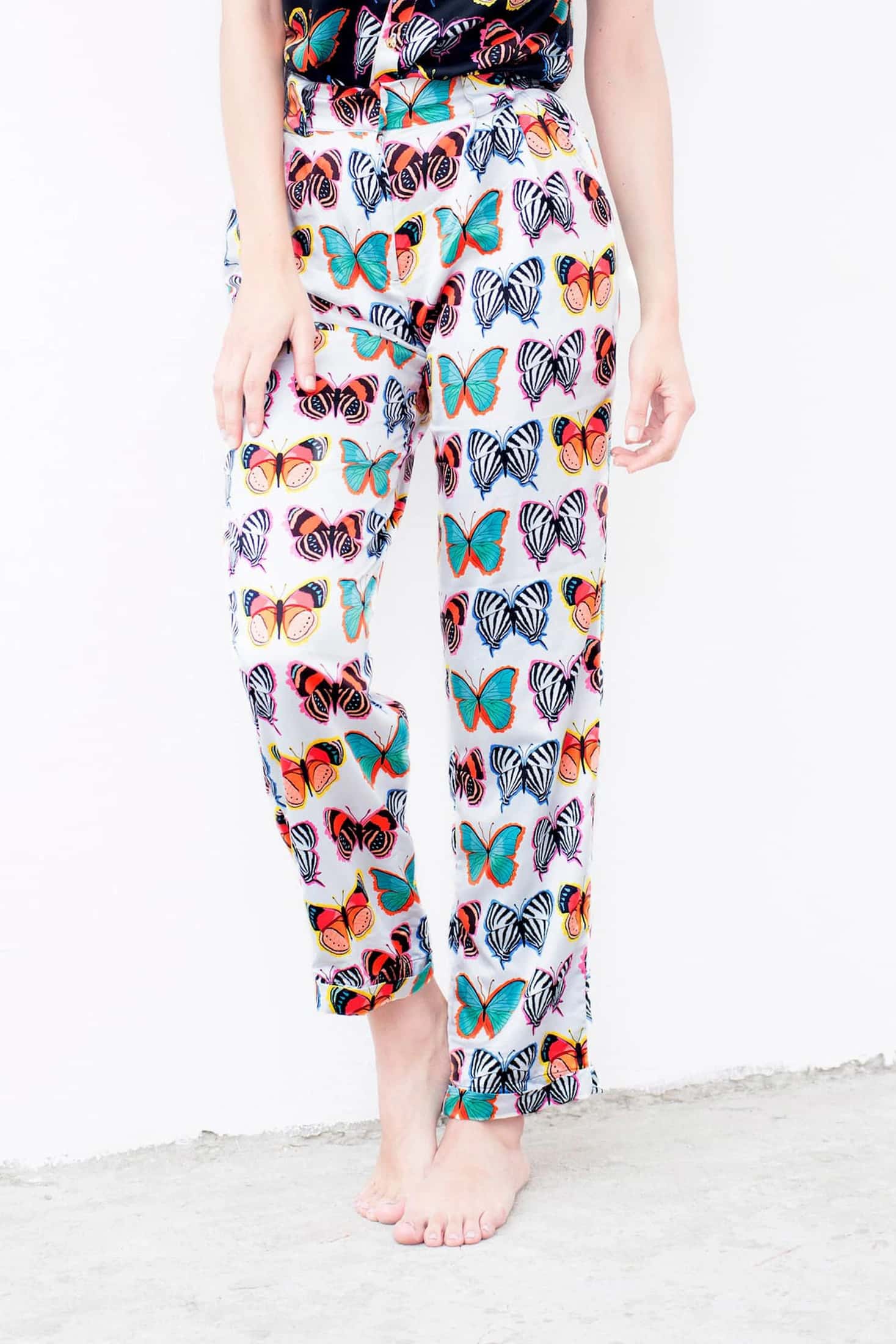 Pantalón Tierra de Mariposas Blanco