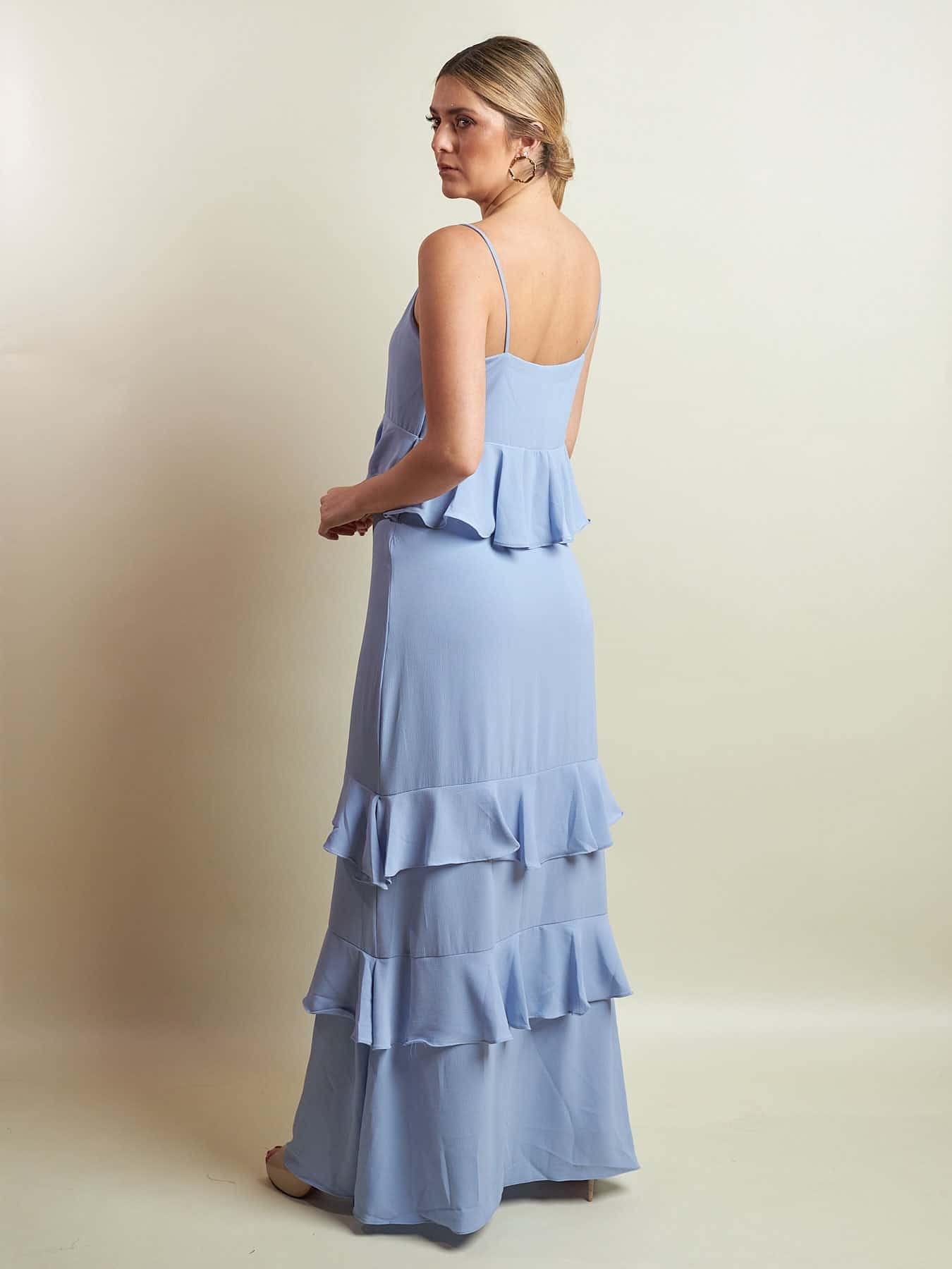 Vestido Acry Celeste - miniatura 5
