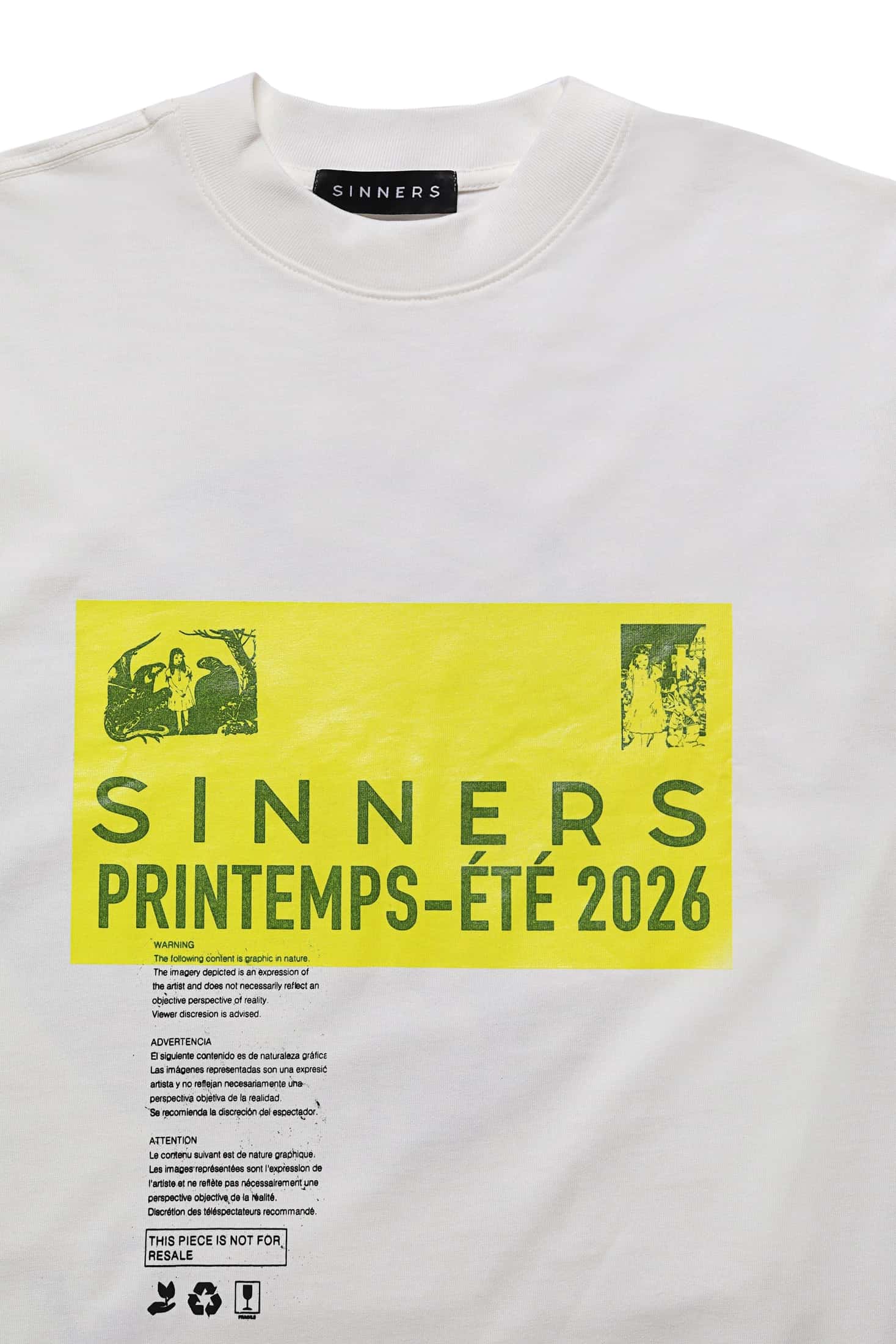 PRE-CAUCION CREME T-SHIRT - miniatura 3