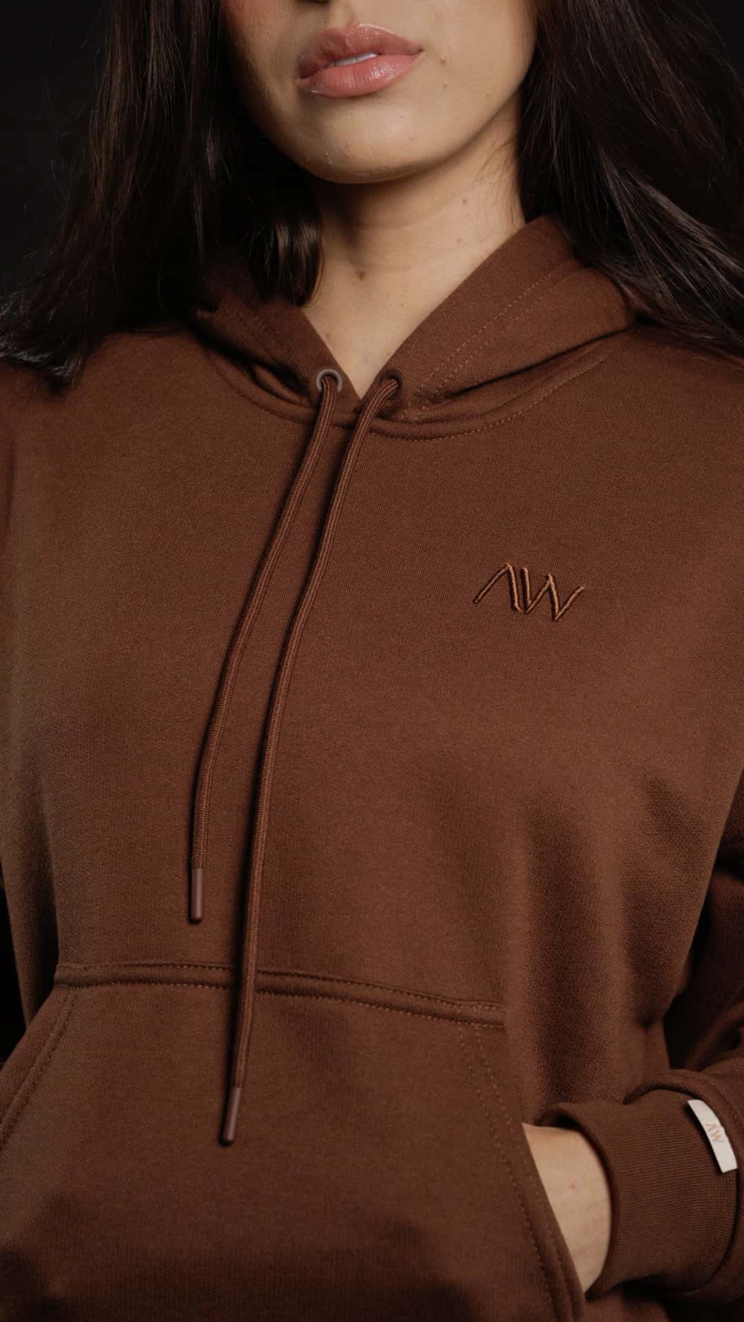 Hoodie Classic Women Chocolate - miniatura 4