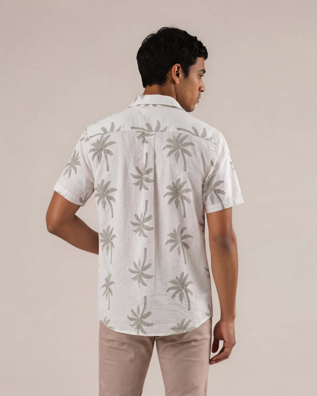 Camisa manga corta blanco estampada - miniatura 2