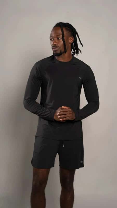 Long sleeve Men Negro - miniatura 1