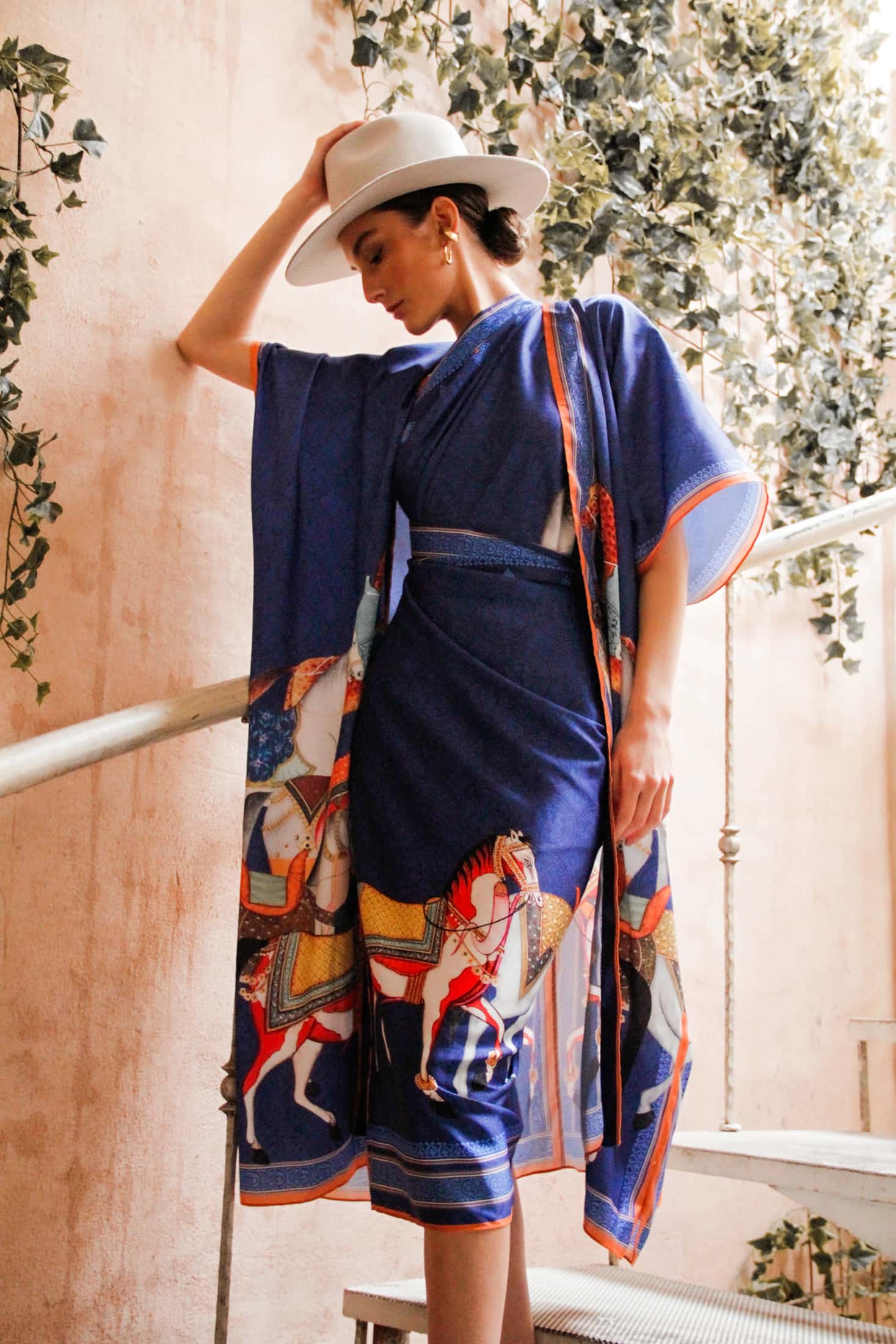 Sari Pallium, Azul/ Vestido - Falda - miniatura 9