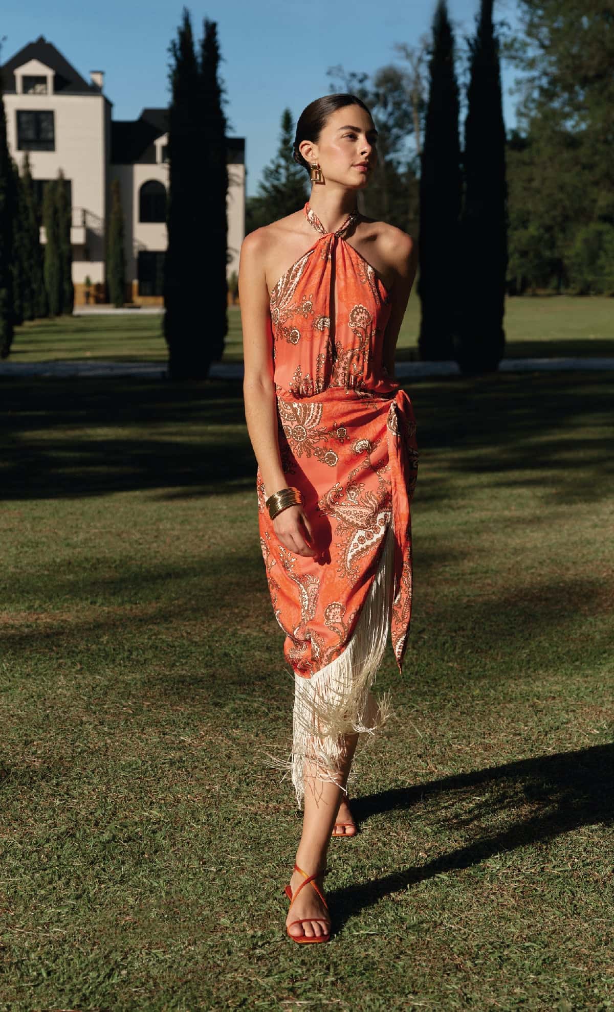 Vestido midi Neelam