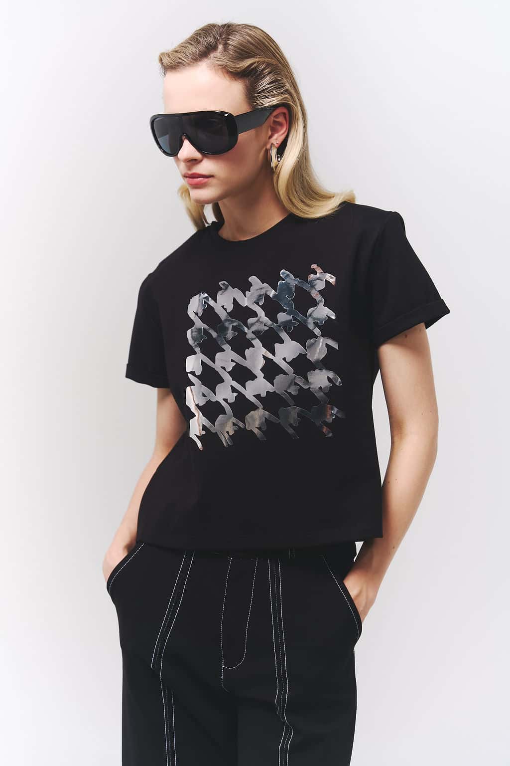 T-shirt Silver Gallineto