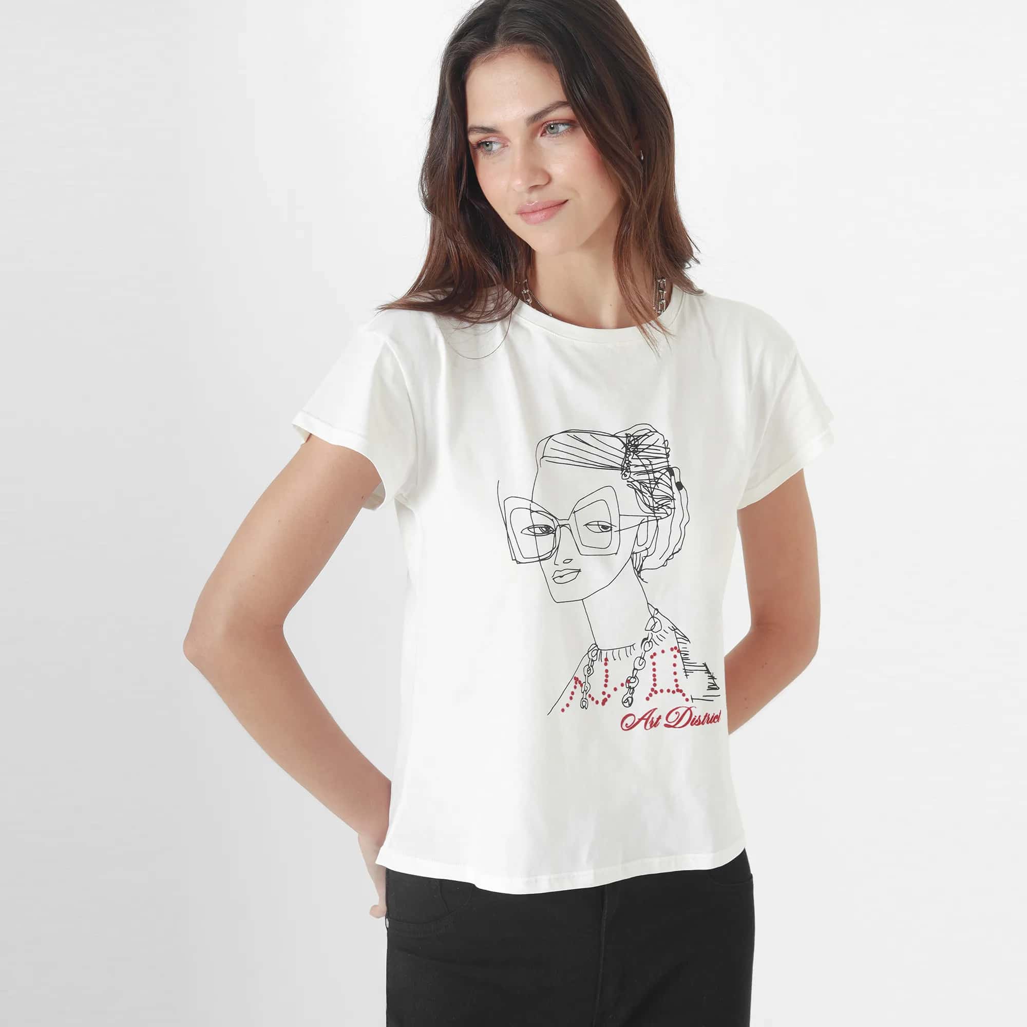 Camiseta Cuello Redondo Manga Corta
