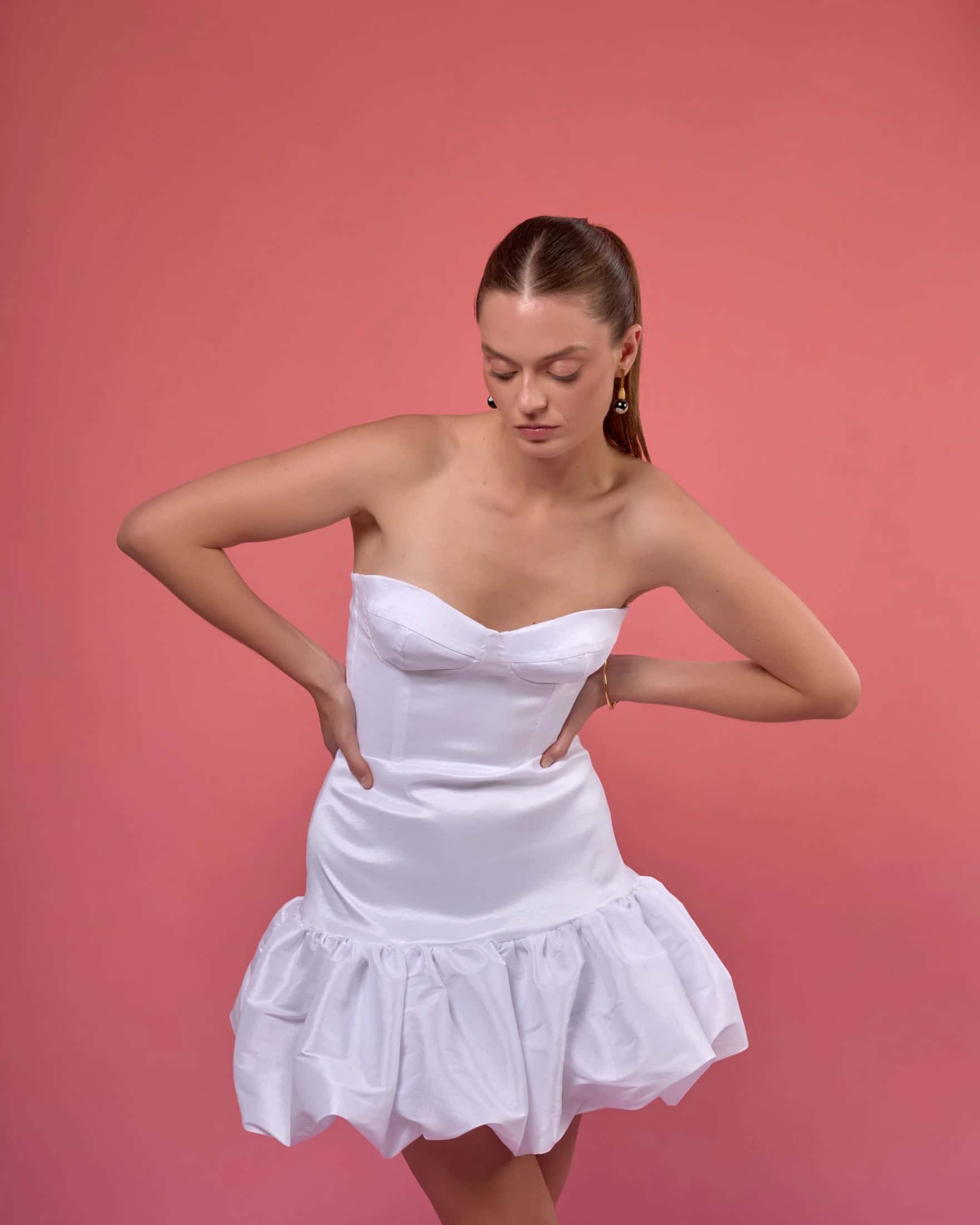 Vestido Estrella De Mar Blanco - miniatura 3