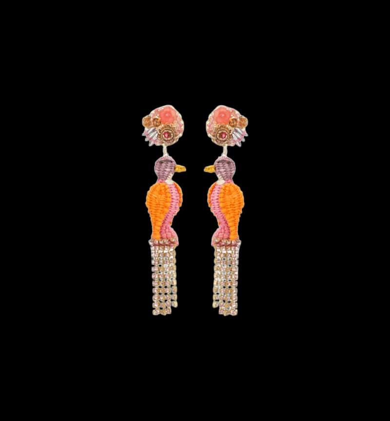 Aretes Loro Real