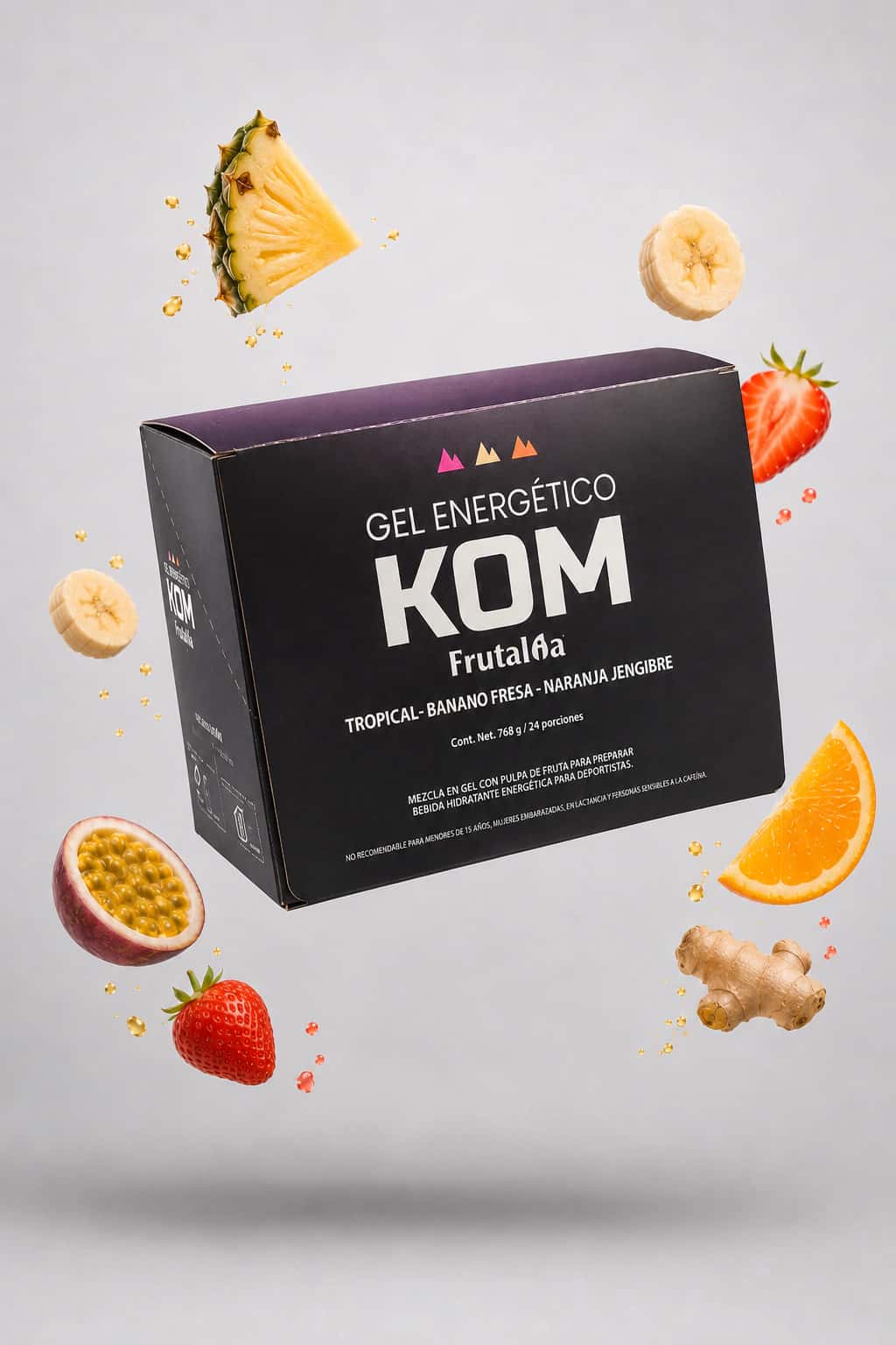 Gel Energético KOM 23 g de Carbohidratos | Caja x24
