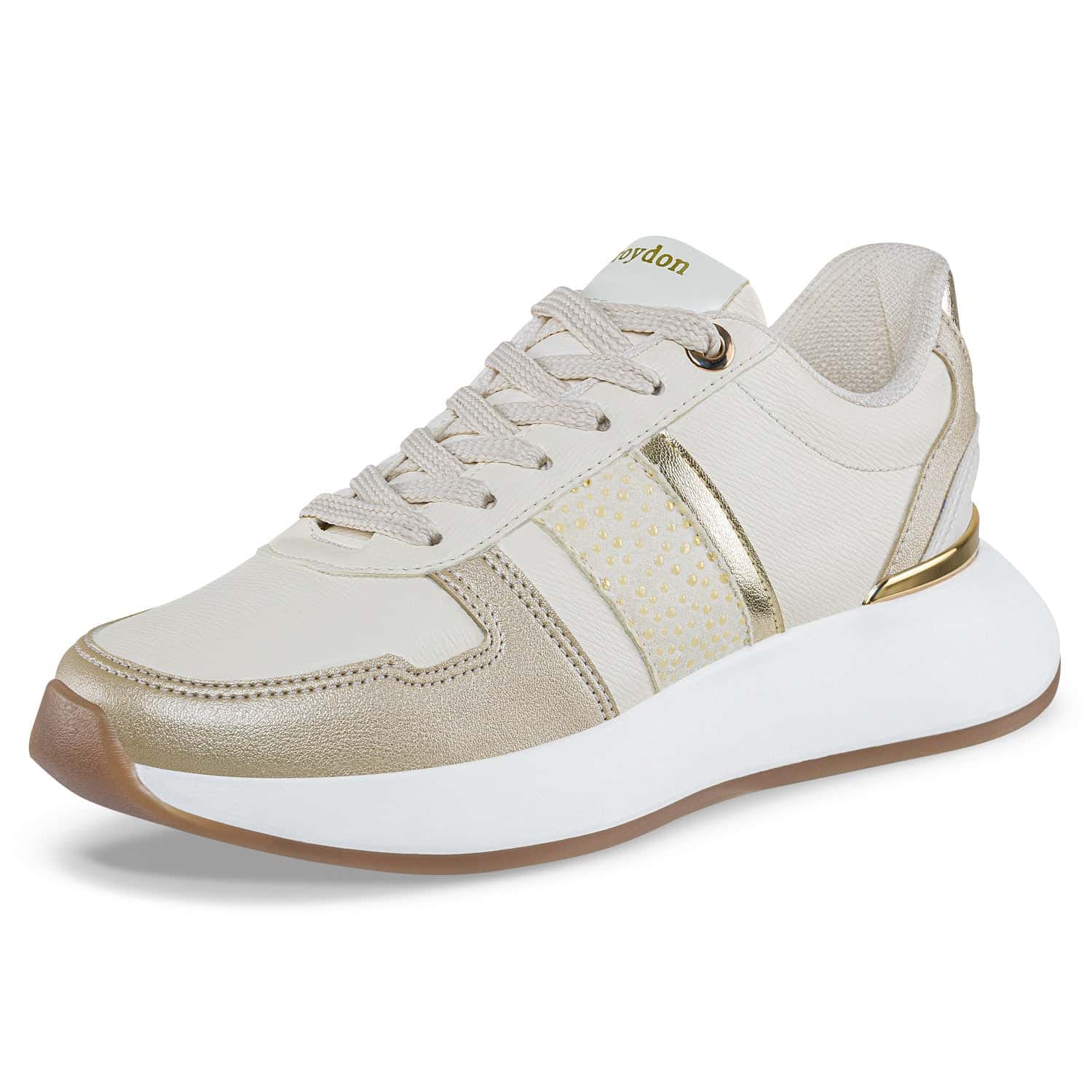 Tenis Urbanos Zamai Beige Croydon Para Mujer