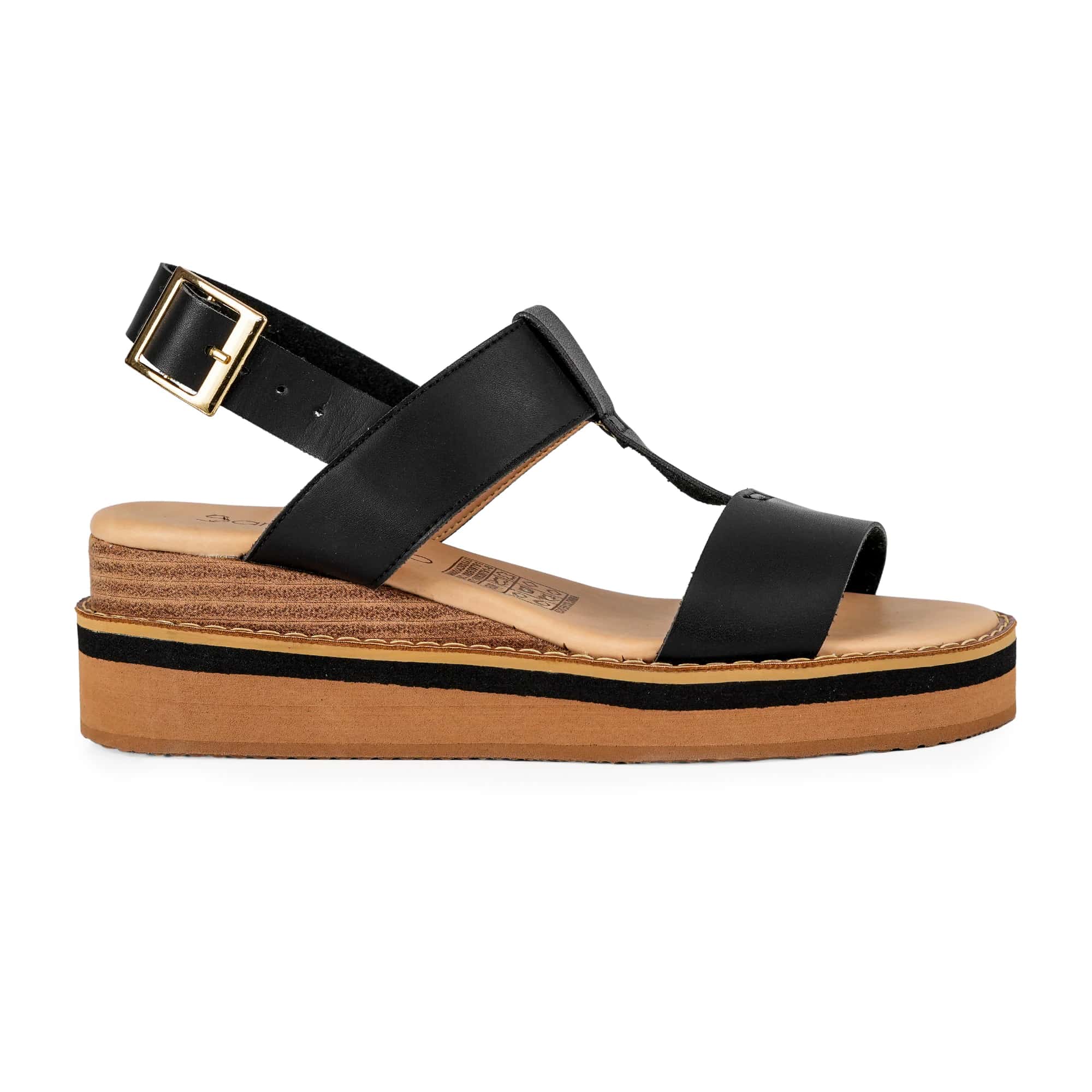 "SELINE" SANDALIAS EN CUERO