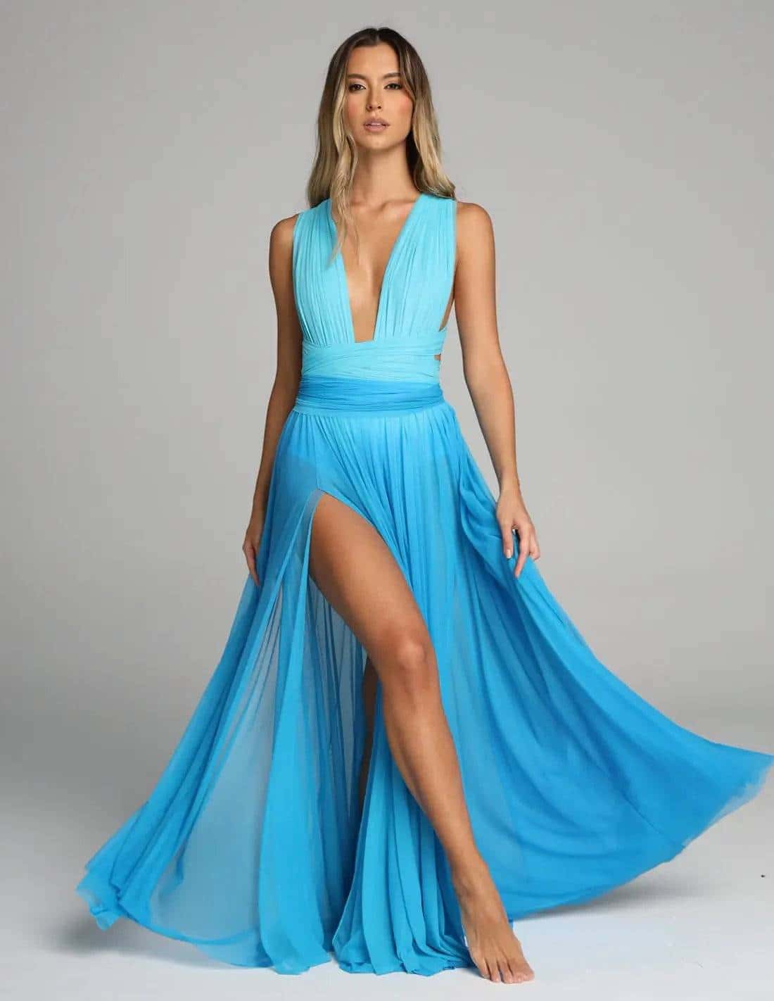 Vestido Hydra Faded Blue